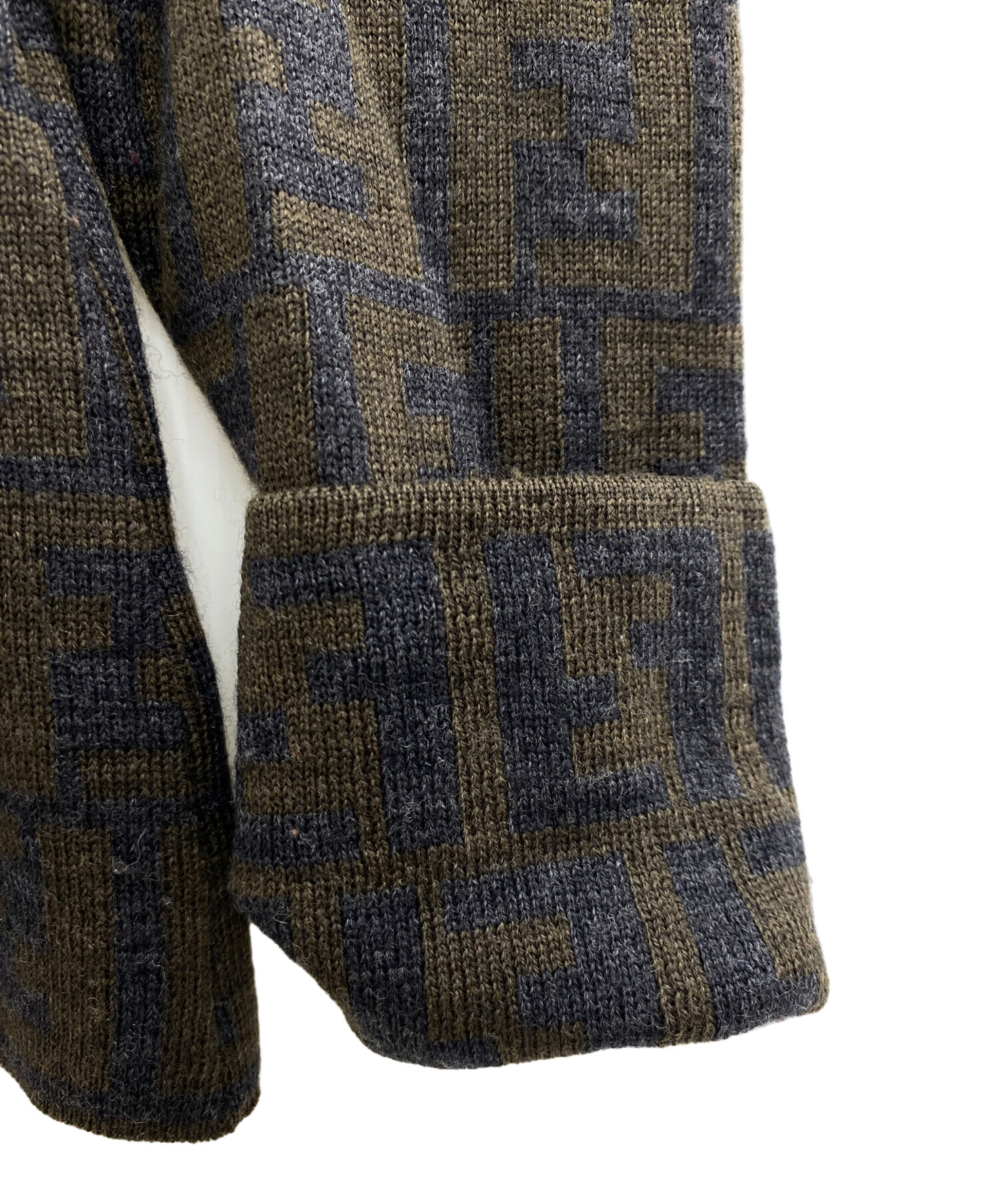 中古・古着通販】FENDI (フェンディ) タートルネックニット グレー