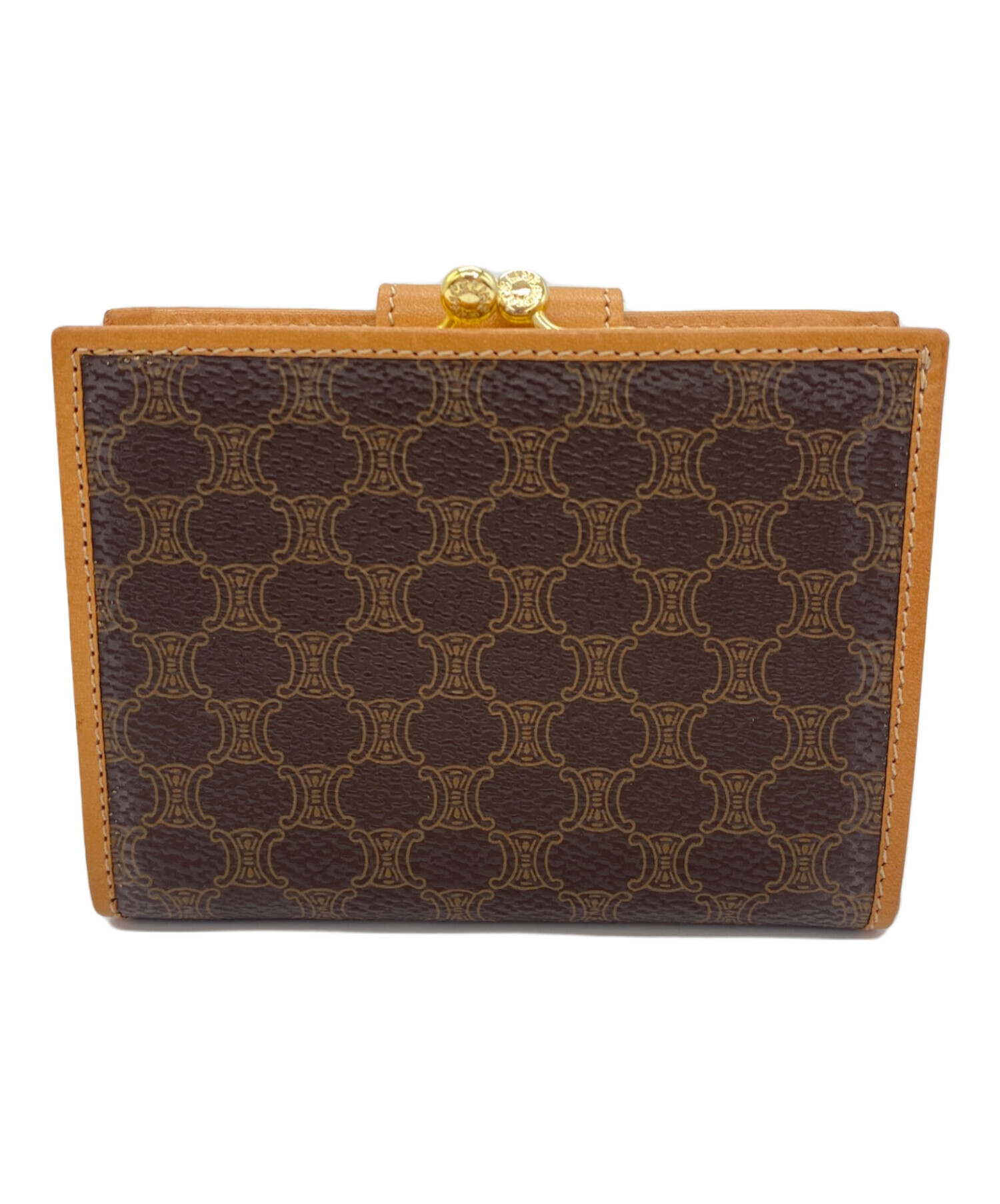 CELINE 二つ折り財布 ブラウン