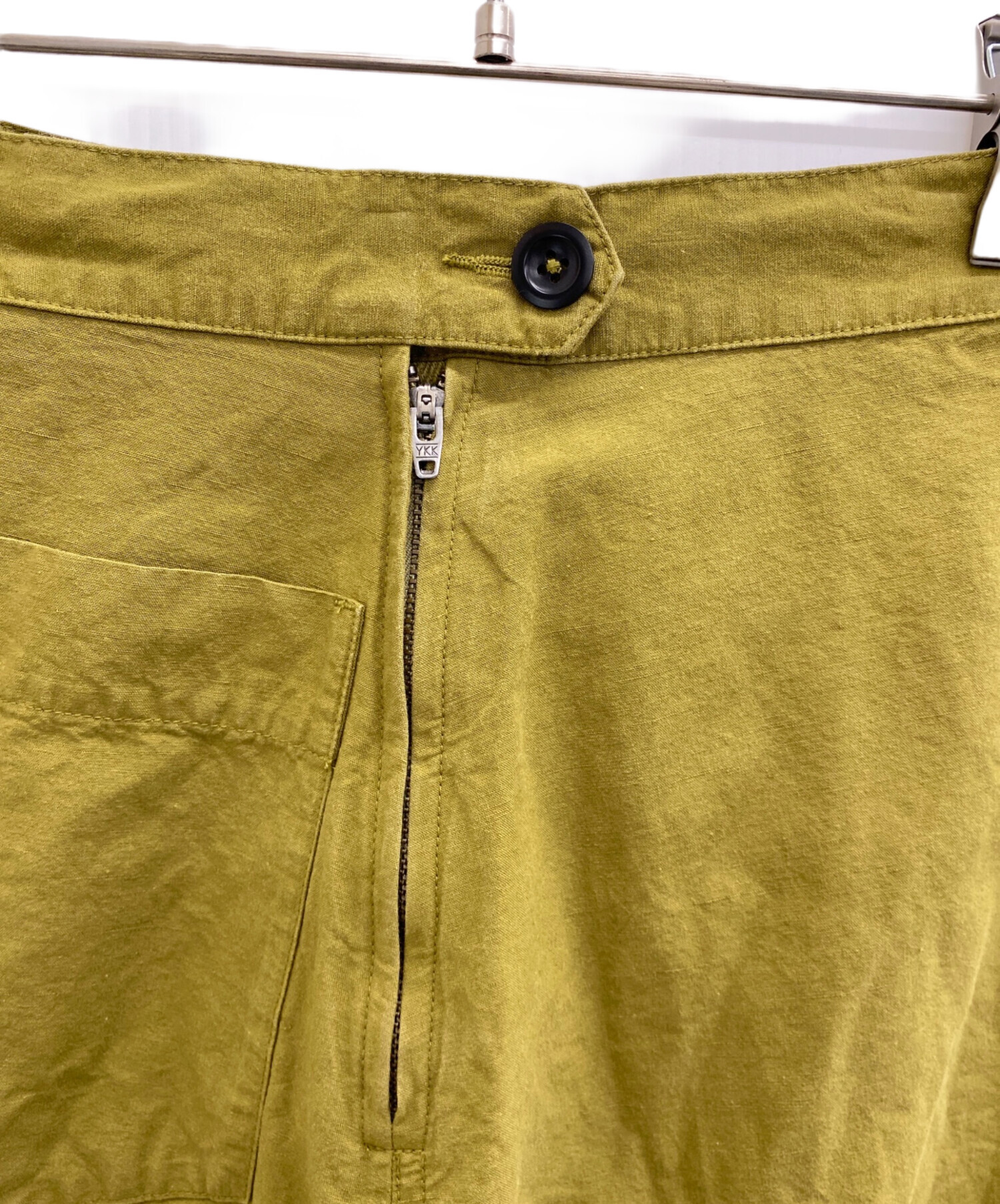中古・古着通販】MHL (エムエイチエル) スカート カーキ サイズ:SIZE 0 