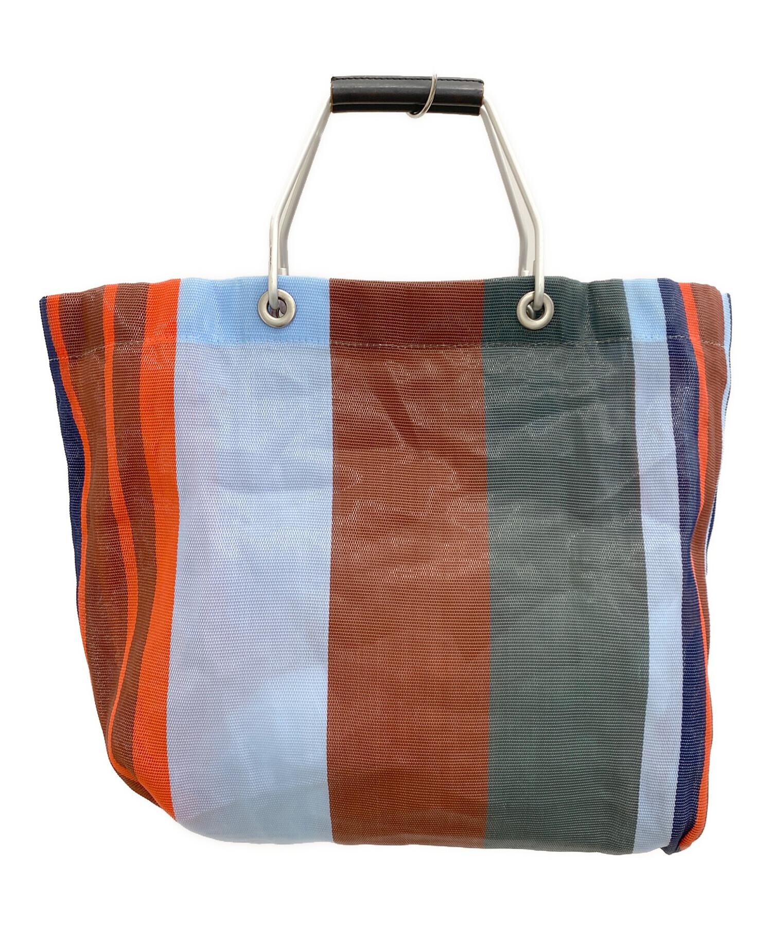 中古・古着通販】MARNI (マルニ) トートバッグ ネイビー×レッド 