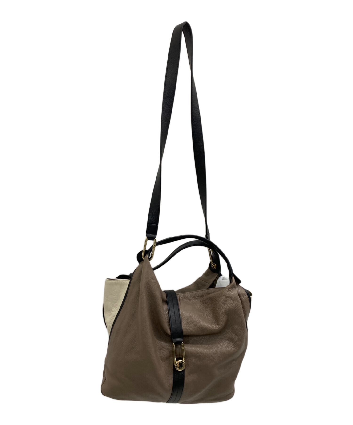 中古・古着通販】FURLA (フルラ) 2WAYショルダーバッグ グレージュ