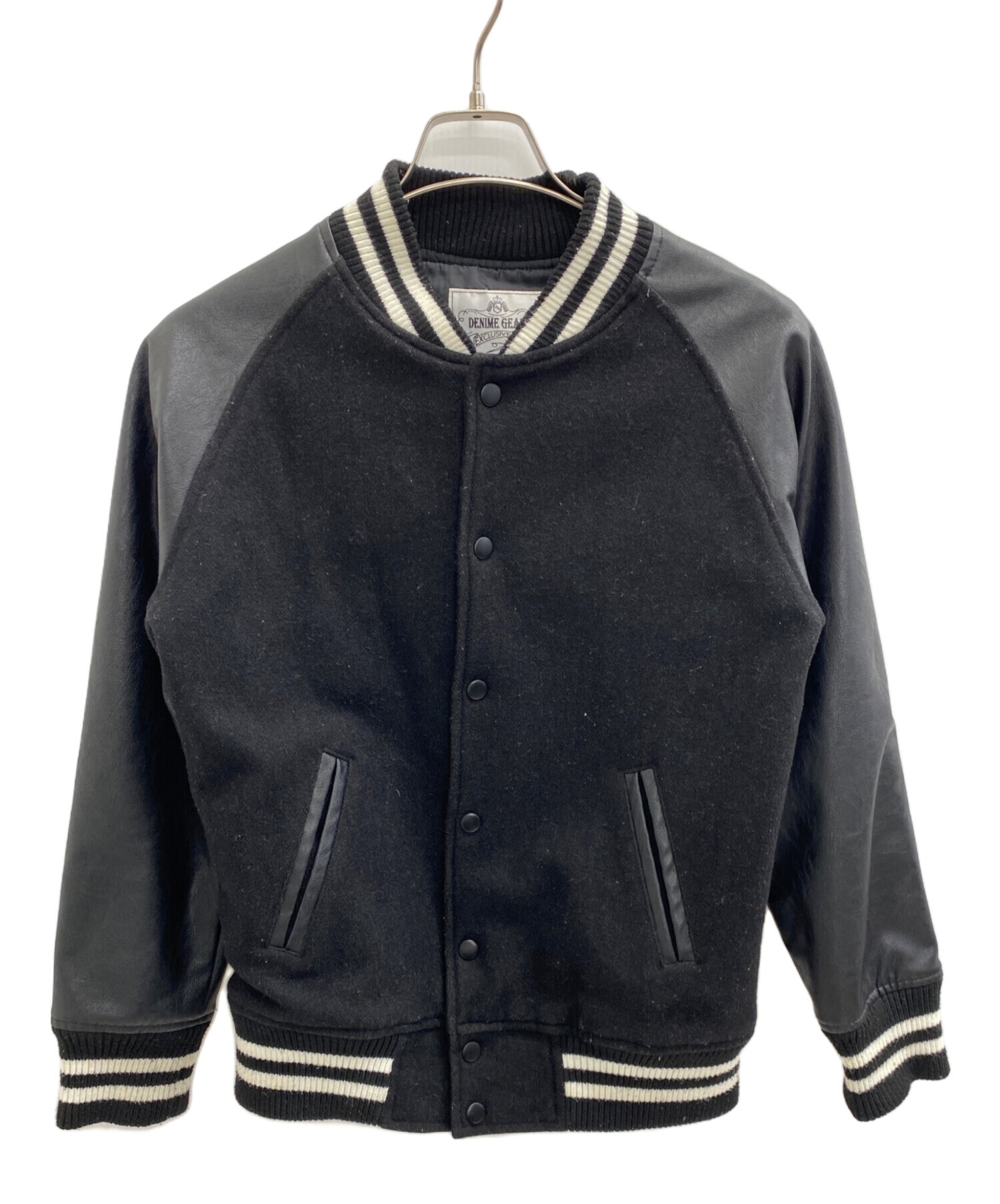 中古・古着通販】DENIME (ドゥニーム) スタジャン ブラック サイズ 