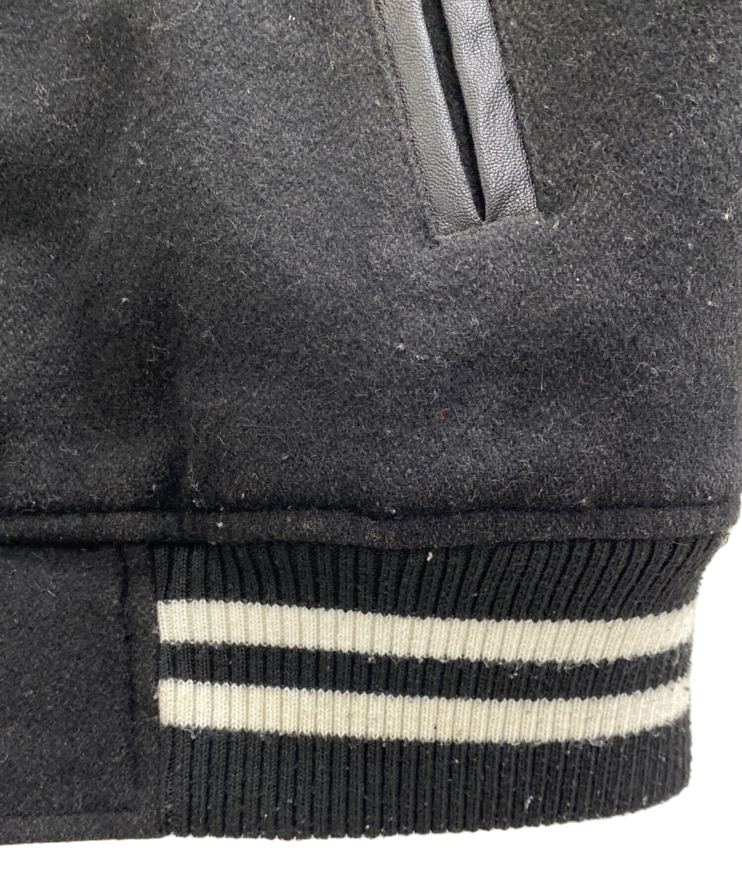 中古・古着通販】DENIME (ドゥニーム) スタジャン ブラック サイズ 