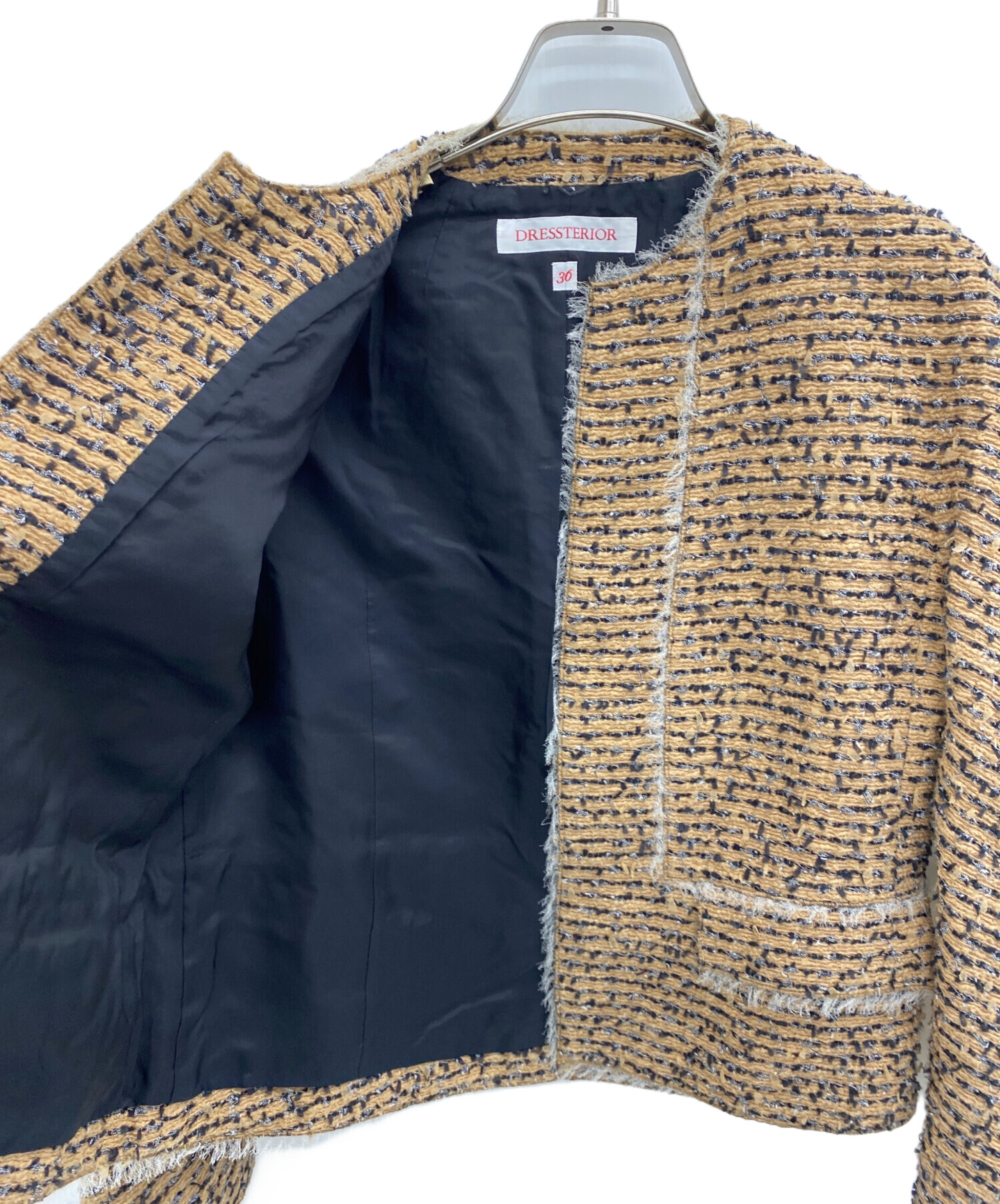 中古・古着通販】DRESSTERIOR (ドレステリア) バルキーツイード