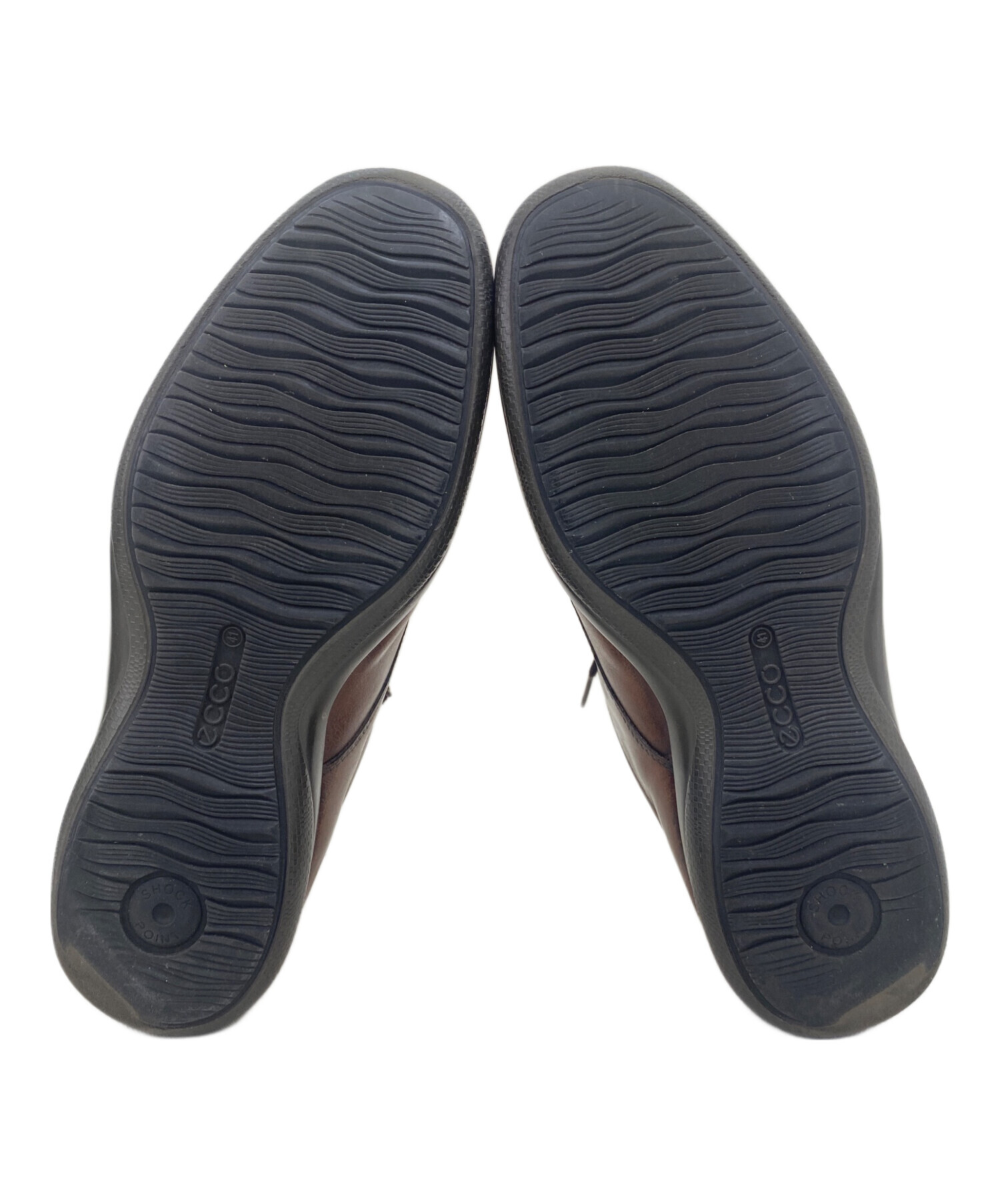 中古・古着通販】ECCO (エコー) レザーシューズ ブラウン サイズ:41
