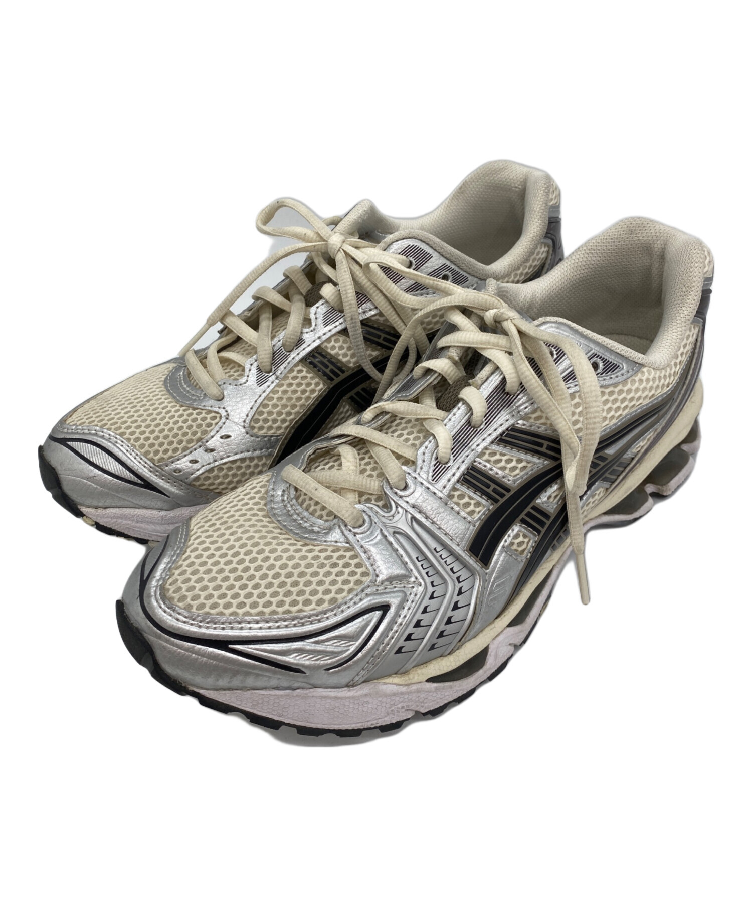 中古・古着通販】asics (アシックス) GEL-KAYANO 14 ホワイト×シルバー