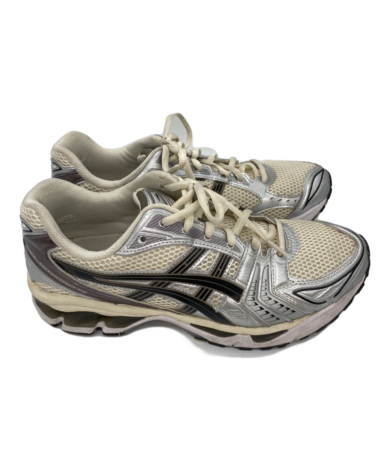 中古・古着通販】asics (アシックス) GEL-KAYANO 14 ホワイト×シルバー 