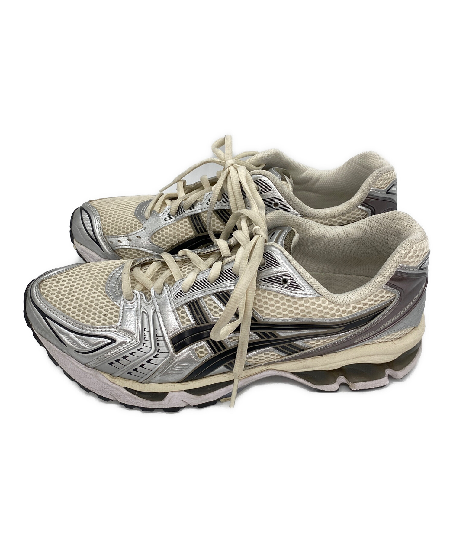 中古・古着通販】asics (アシックス) GEL-KAYANO 14 ホワイト×シルバー 