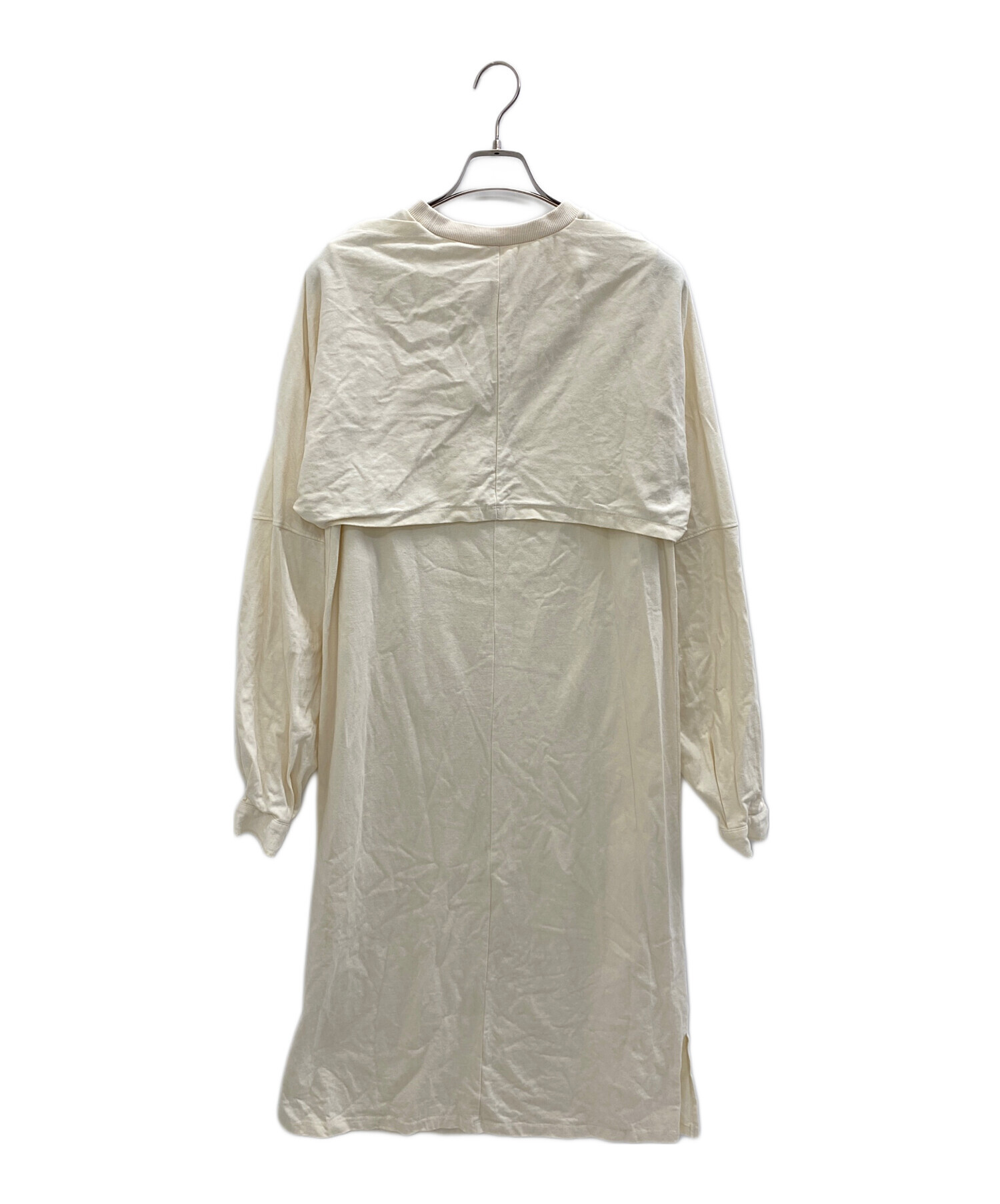 中古・古着通販】willfully (ウィルフリー) 長袖ワンピース ホワイト