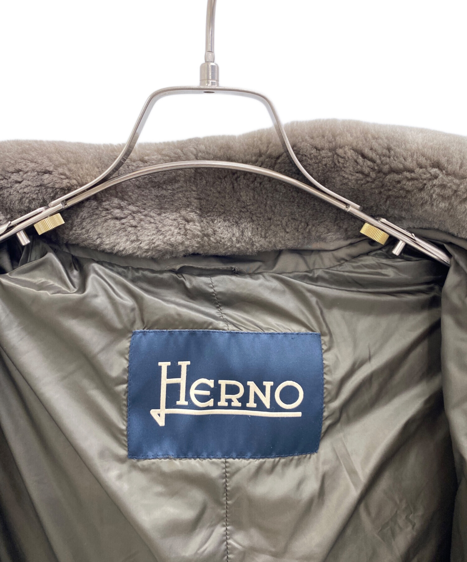 中古・古着通販】HERNO (ヘルノ) ダウンジャケット グレー サイズ:48 