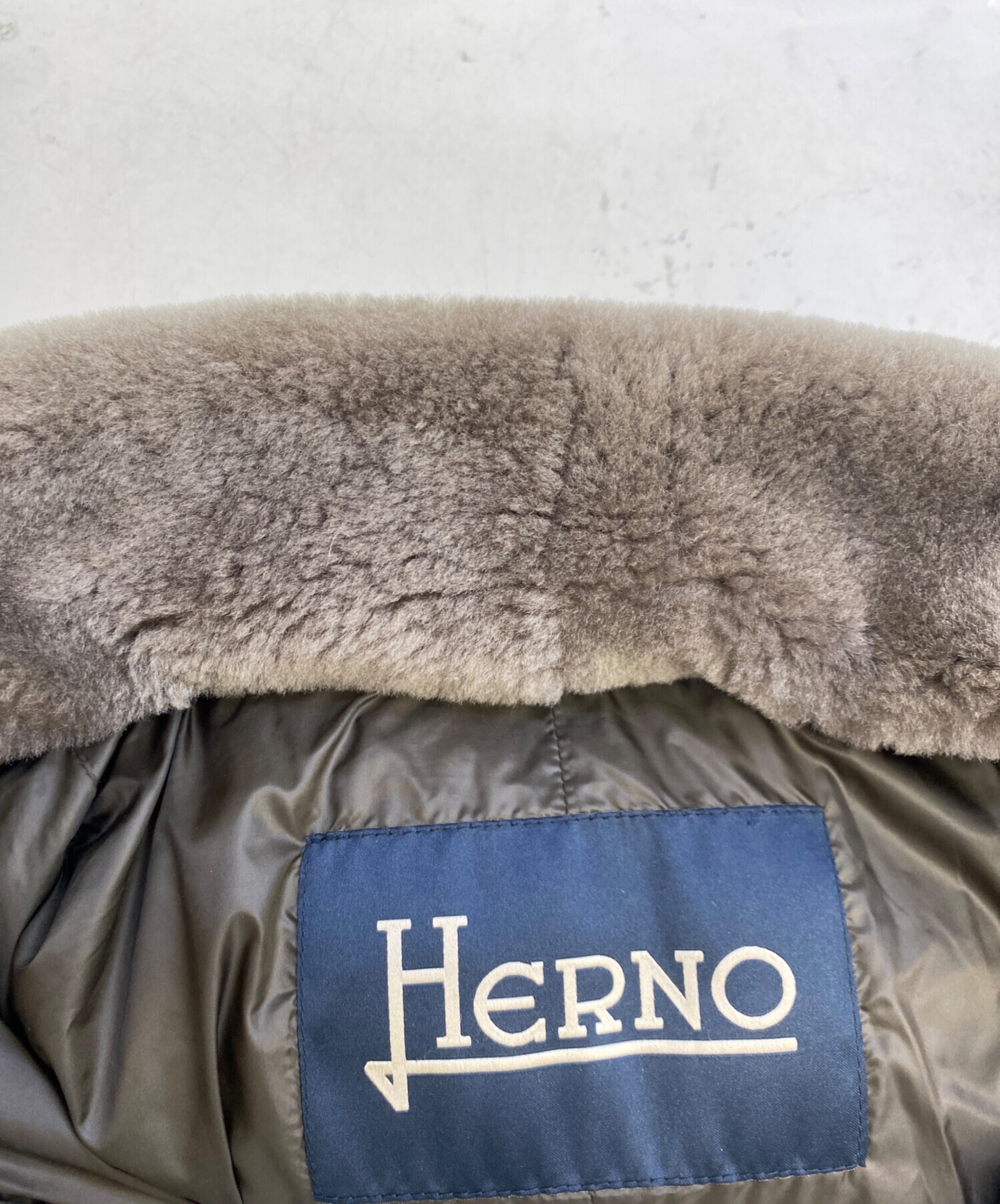 中古・古着通販】HERNO (ヘルノ) ダウンジャケット グレー サイズ:48 