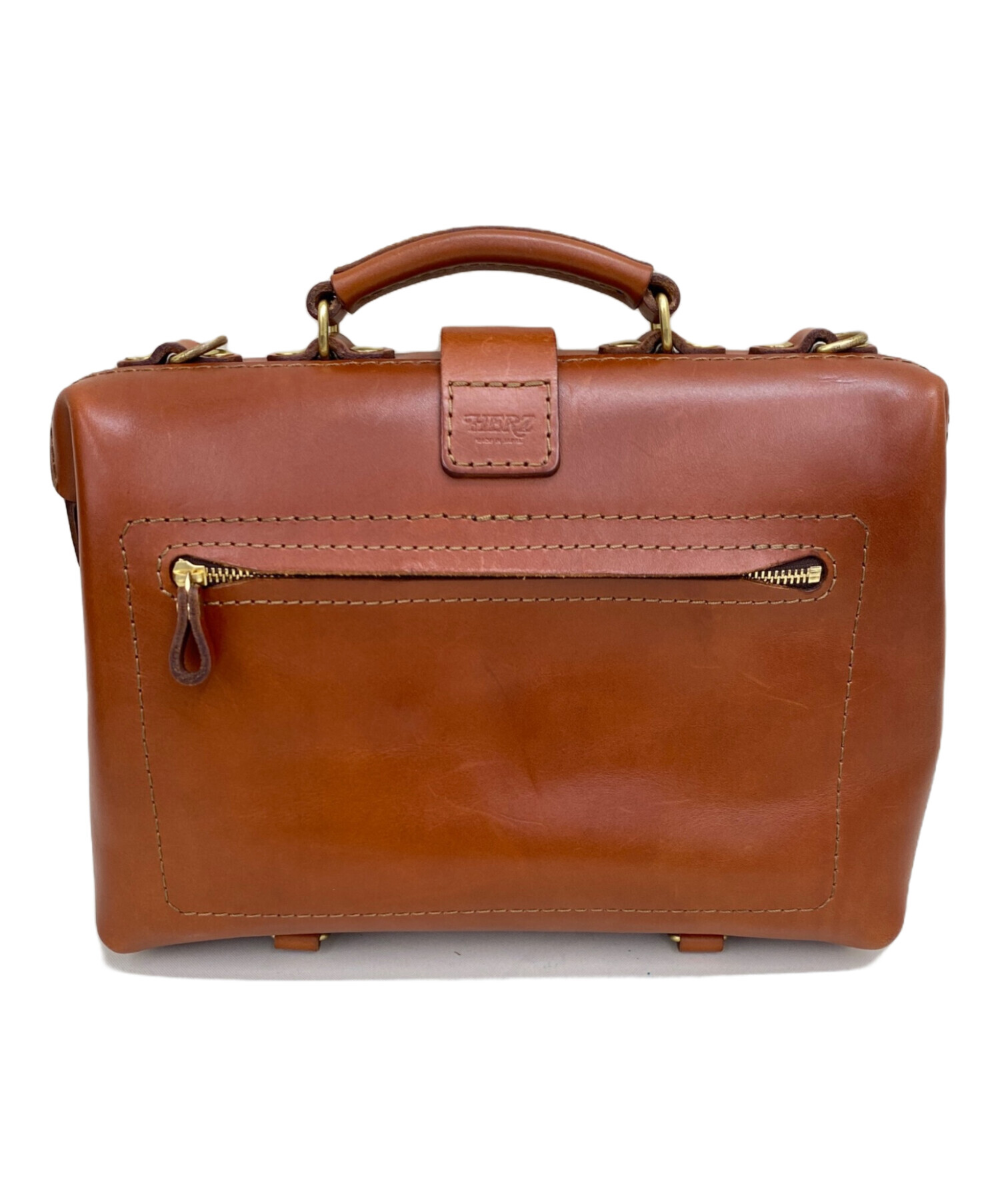 HELZ】ビジネスバッグ ブラウン HERZ ヘルツ ビジネスバッグ