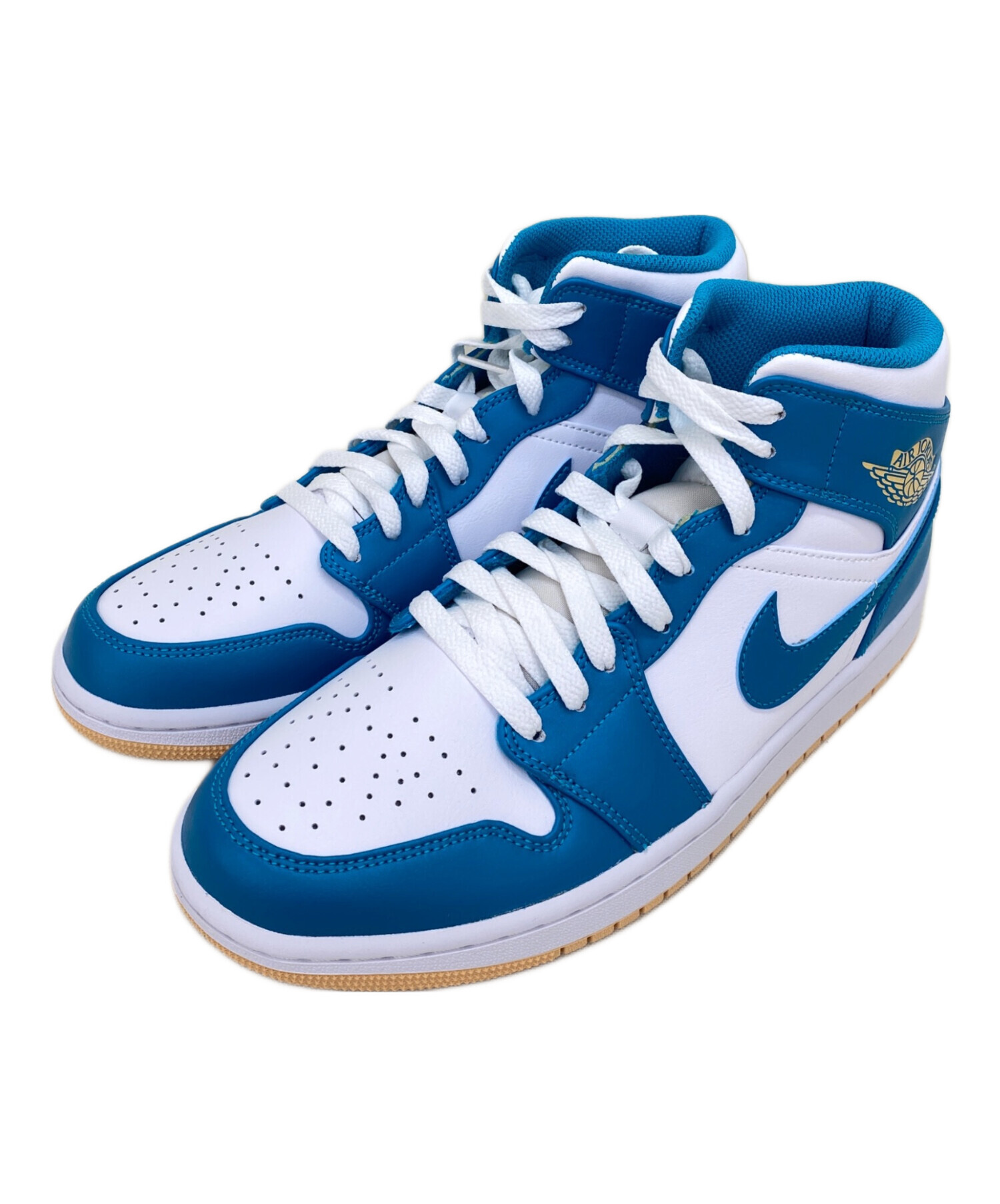 NIKE スニーカー　ハイカット　【白　青】 中古・古着通販】NIKE (ナイキ) ハイカットスニーカー スカイブルー