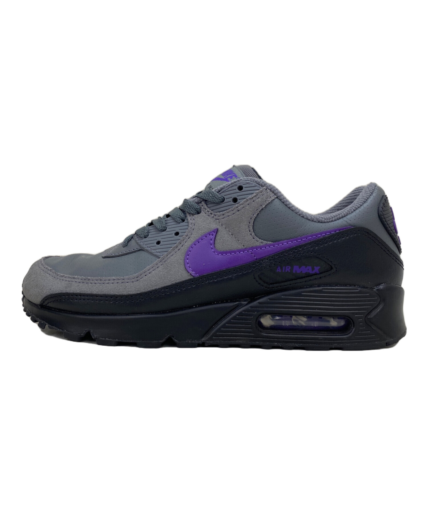 中古・古着通販】NIKE (ナイキ) スニーカー グレー×パープル サイズ 