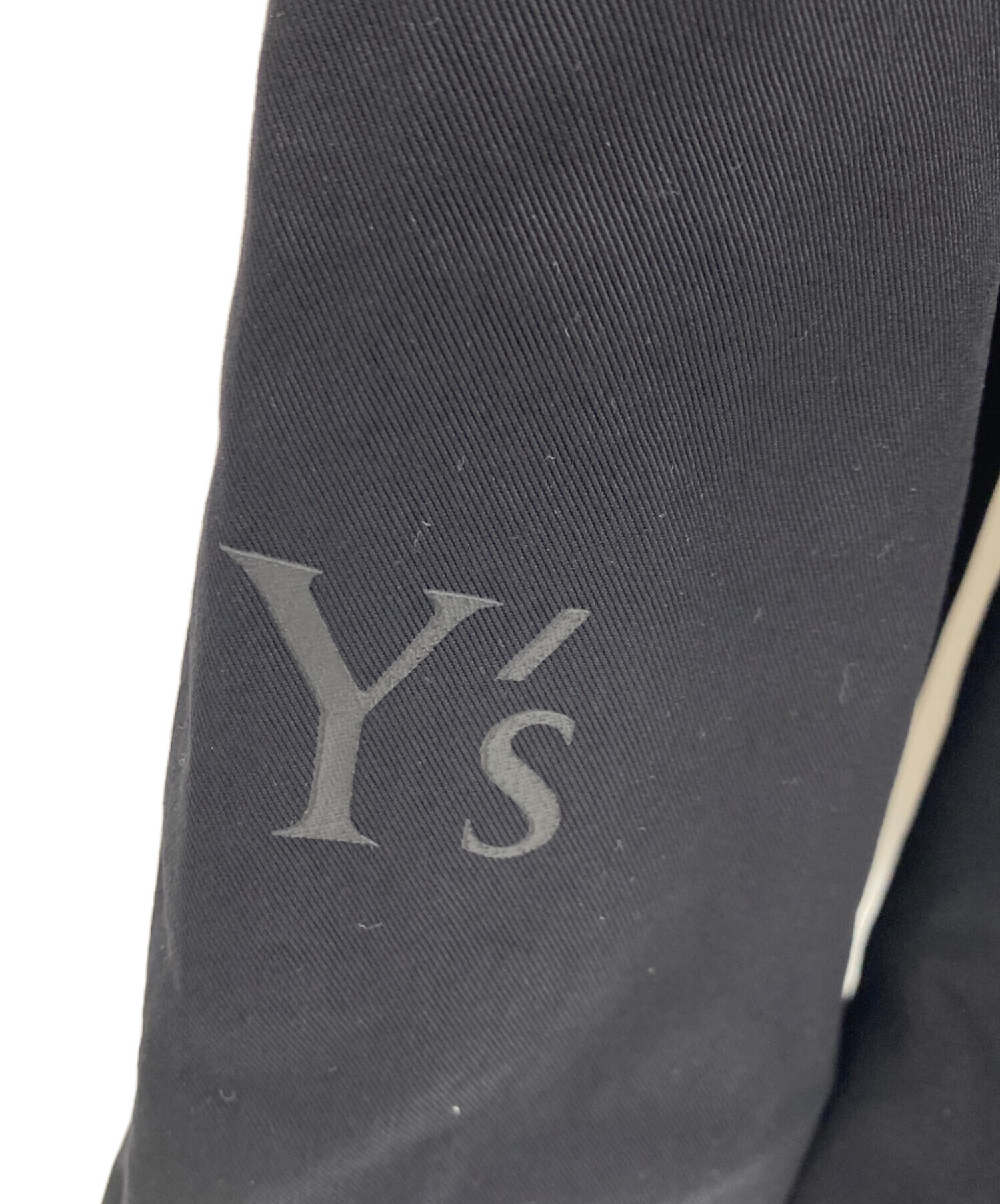 中古・古着通販】Y's (ワイズ) CHINO CLOTH WRAP COAT ブラック サイズ