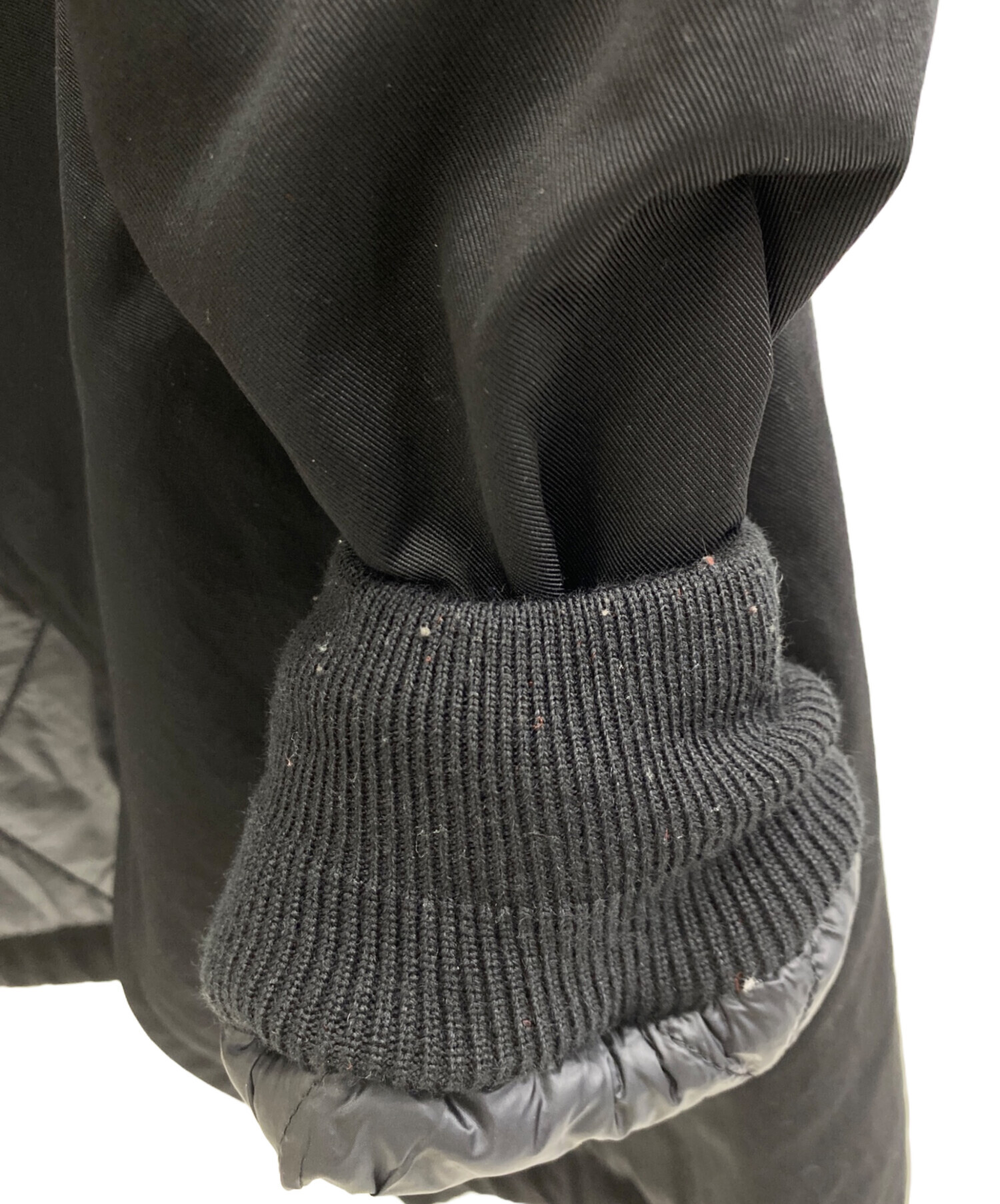 中古・古着通販】Y's (ワイズ) CHINO CLOTH WRAP COAT ブラック サイズ