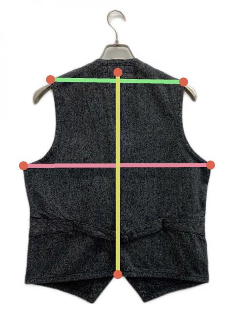 中古・古着通販】SUGAR CANE (シュガーケーン) デニムベスト グレー