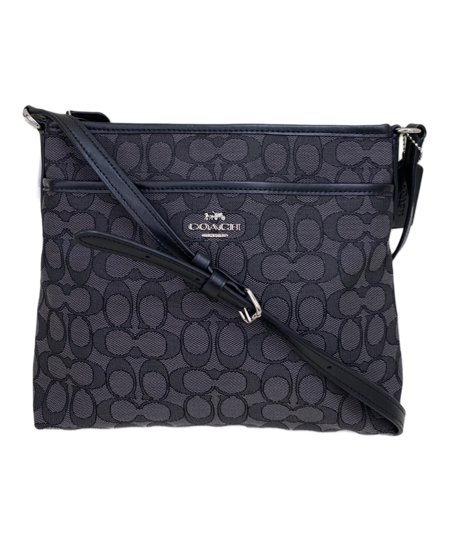 中古・古着通販】COACH (コーチ) ショルダーバッグ ブラック 未使用品 