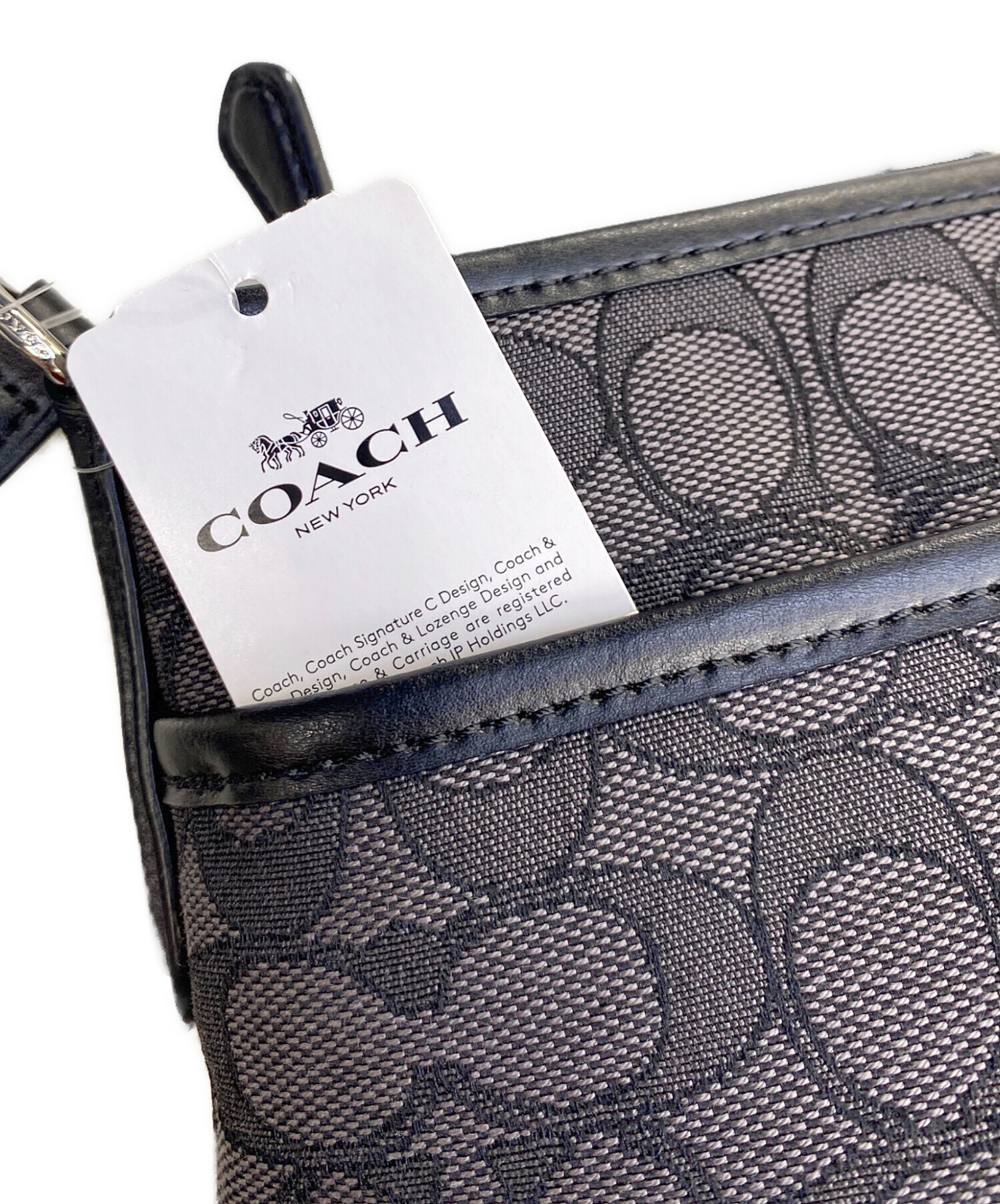 中古・古着通販】COACH (コーチ) ショルダーバッグ ブラック 未使用品 