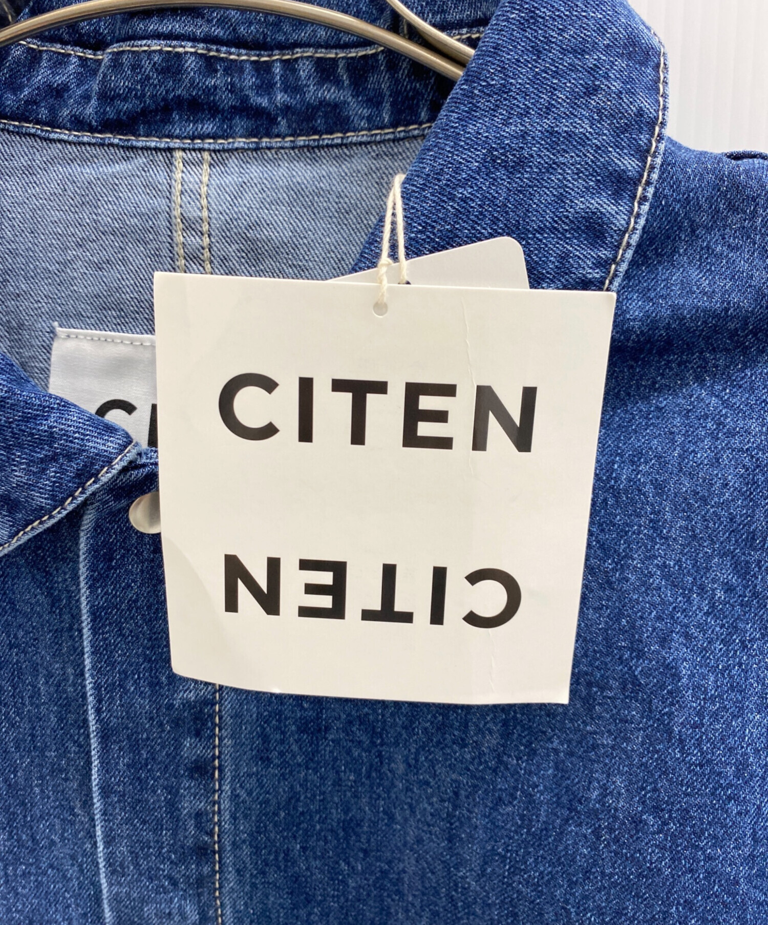 中古・古着通販】CITEN (シテン) デニムジャケット ブルー サイズ:FREE 