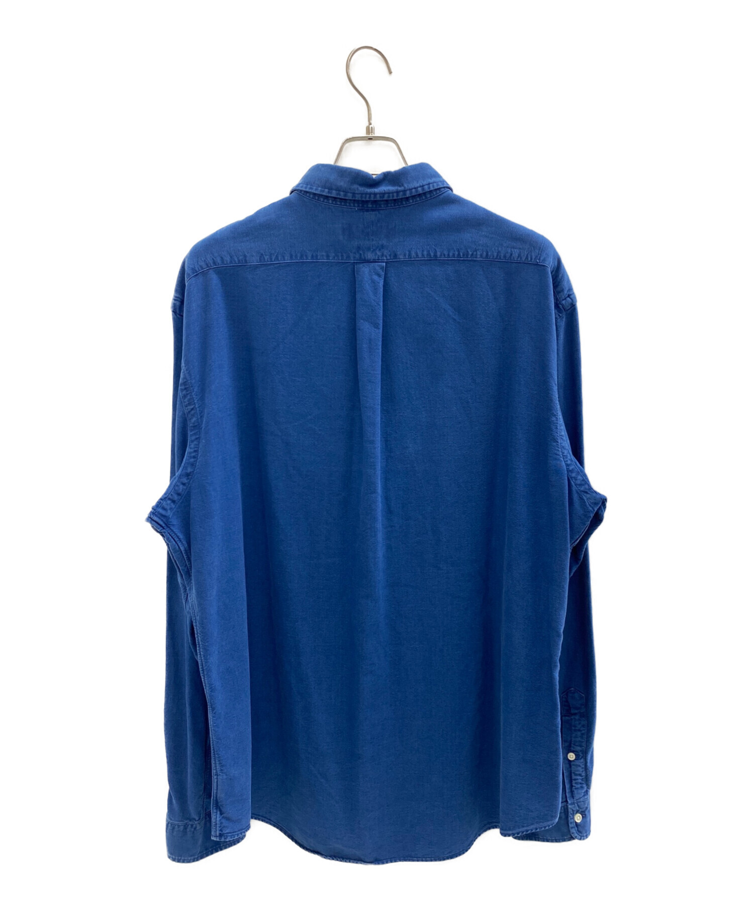 中古・古着通販】RALPH LAUREN (ラルフローレン) 長袖シャツ ブルー 