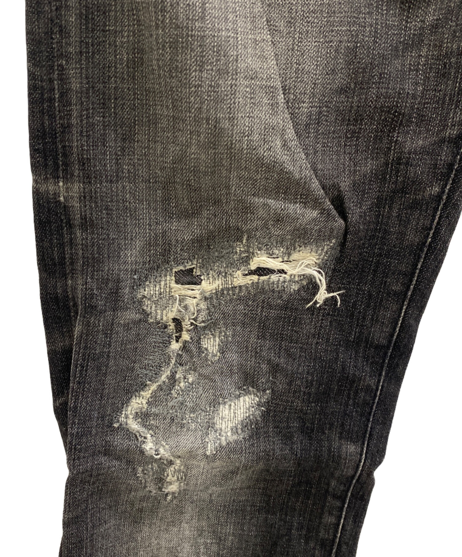 中古・古着通販】Dior Homme (ディオール オム) デニムパンツ グレー