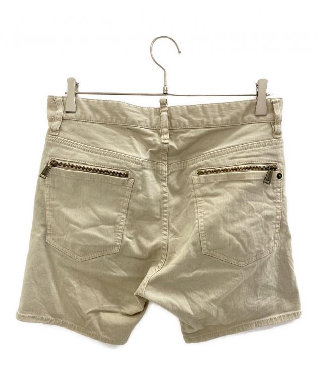 ◆希少品◆DSQUARED2ディースクエアード ショート　ハーフパンツ ベージュ 中古・古着通販】DSQUARED2 (ディースクエアード) ハーフパンツ
