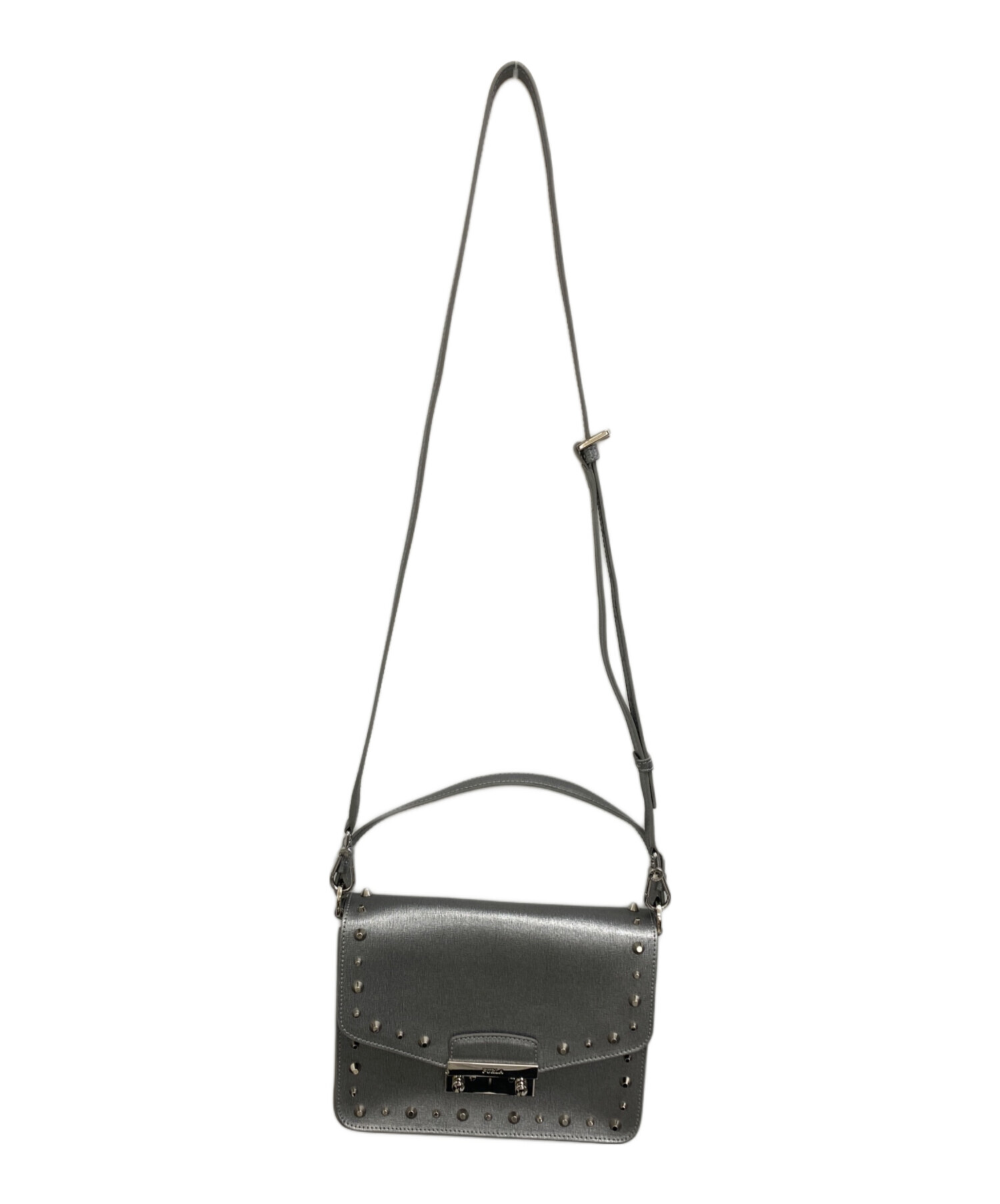 【未使用】フルラ　2way バッグ 中古・古着通販】FURLA (フルラ) 2WAYバッグ ブラック｜ブランド・古着