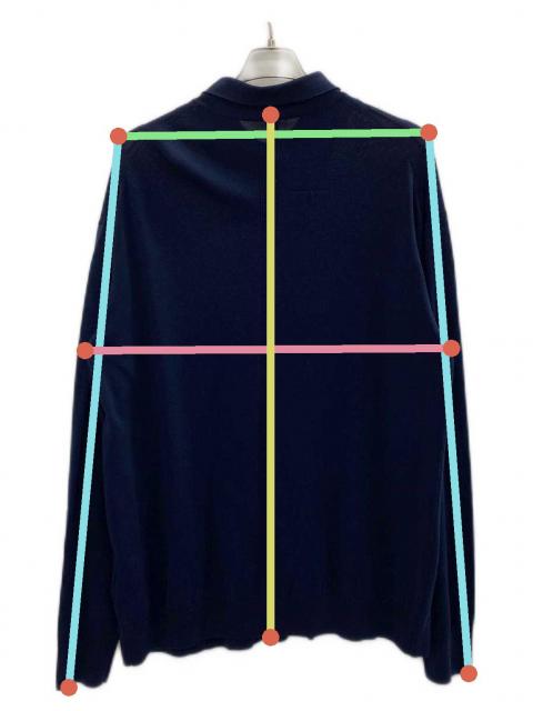中古・古着通販】CFCL (シーエフシーエル) 薄手カーディガン ネイビー