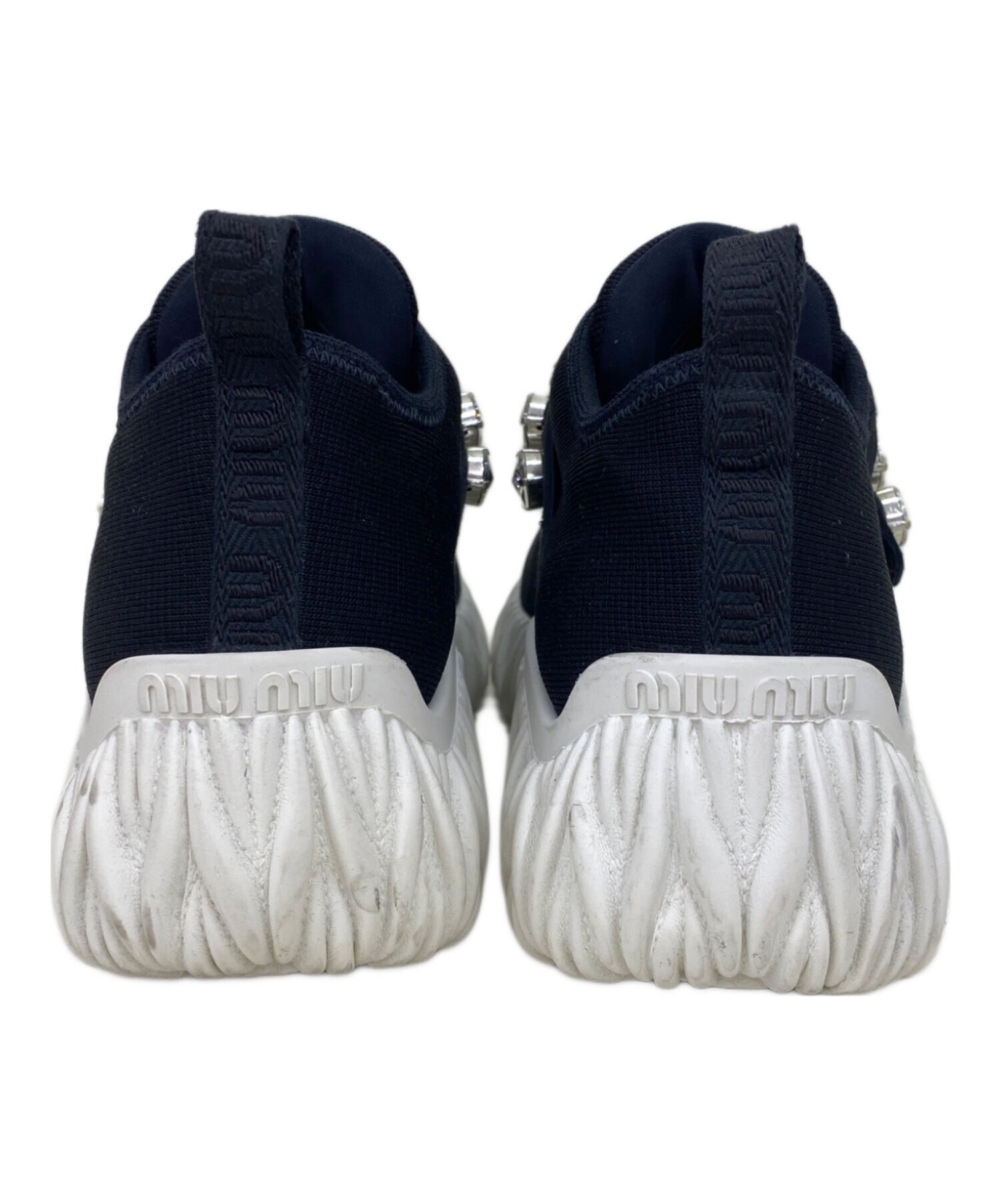 美品 ミュウミュウ MIU MIU プラットフォーム スニーカー 36 1/2 中古・古着通販】MIU MIU (ミュウミュウ) ローカットスニーカー