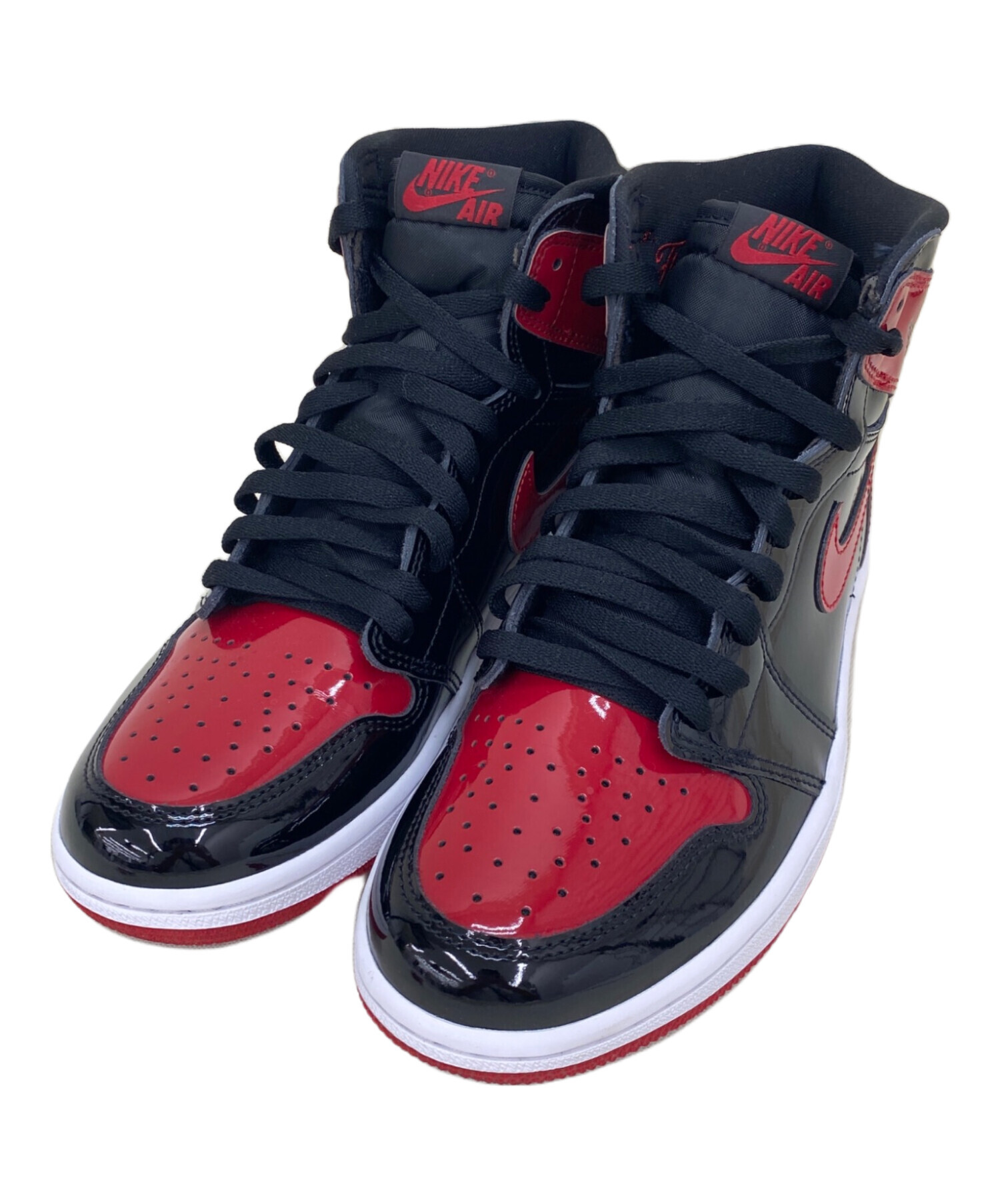 Nike 77 赤/黒 ハイカットシューズ　箱無し 中古・古着通販】NIKE (ナイキ) ハイカットスニーカー レッド×ブラック