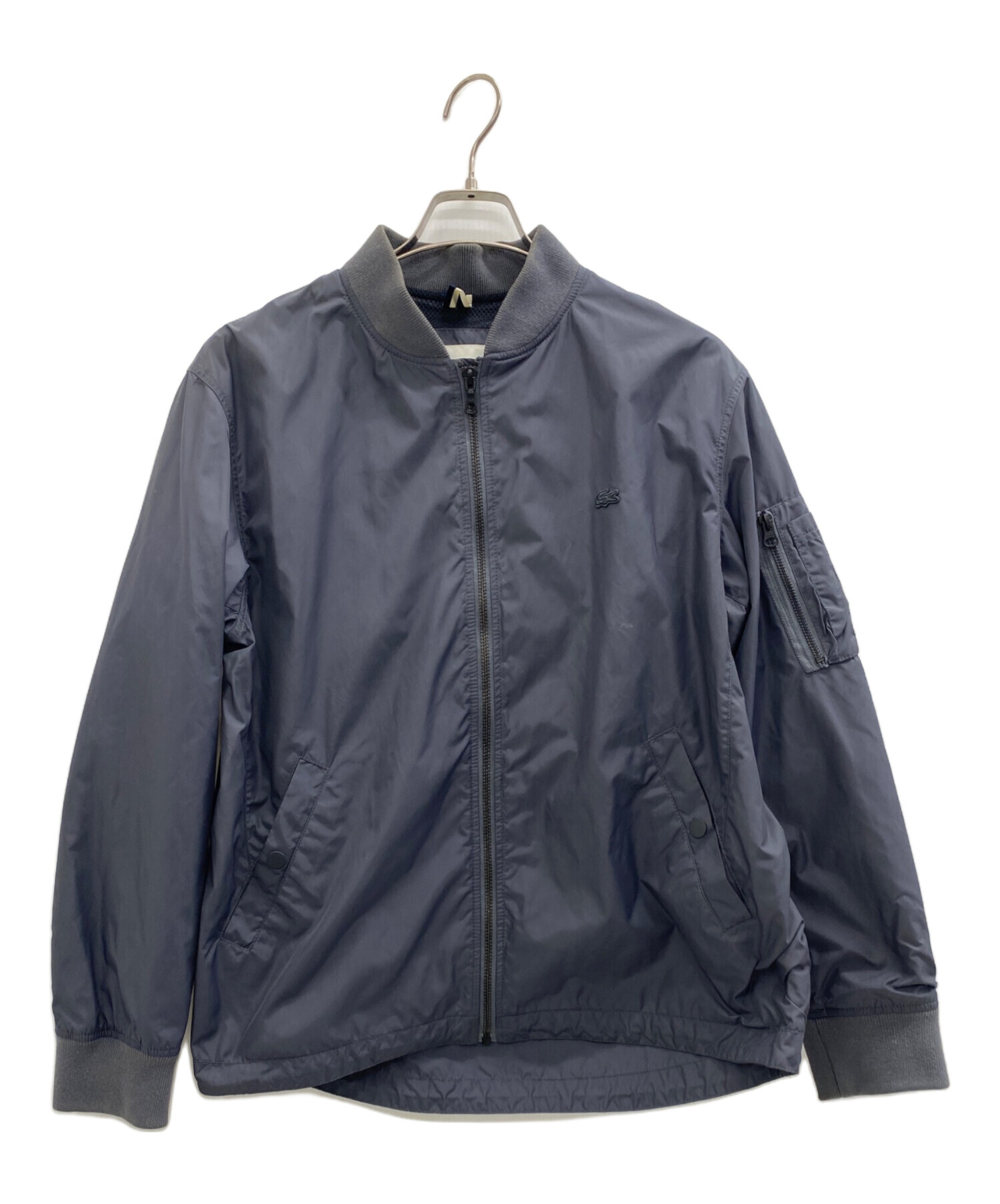 LACOSTE ブルゾン ラコステ ブラックグレー ジャケット ロンドン 希少
