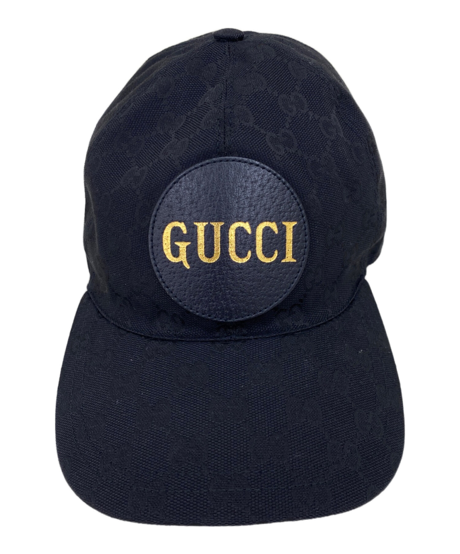 中古・古着通販】GUCCI (グッチ) キャップ ブラック｜ブランド・古着
