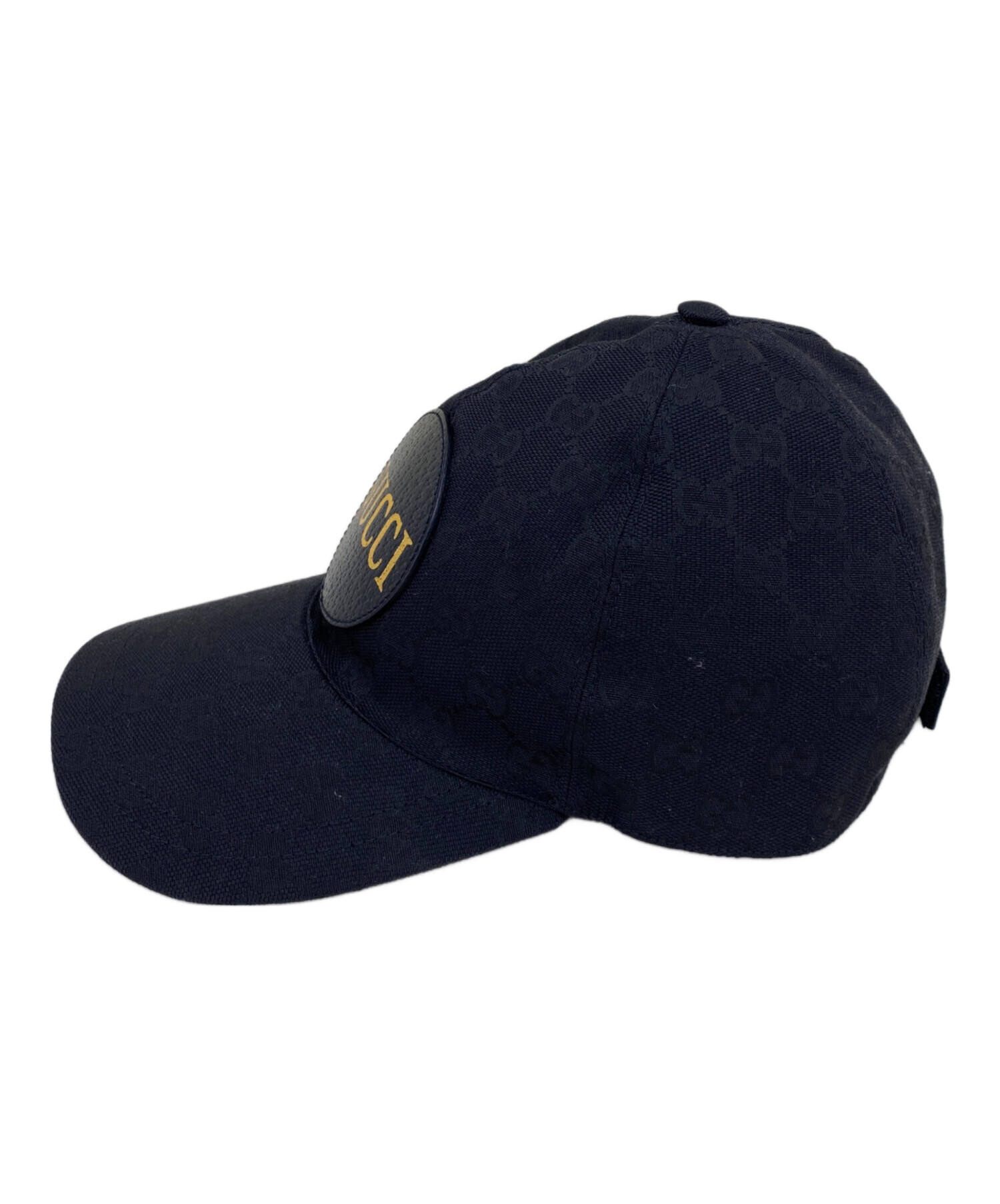 中古・古着通販】GUCCI (グッチ) キャップ ブラック｜ブランド・古着