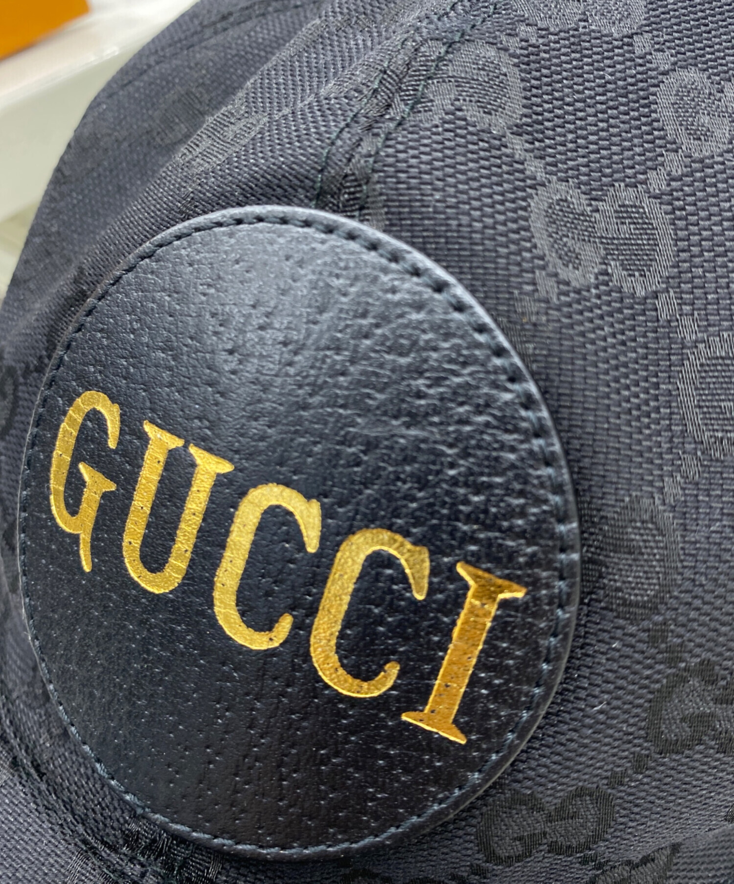 中古・古着通販】GUCCI (グッチ) キャップ ブラック｜ブランド・古着