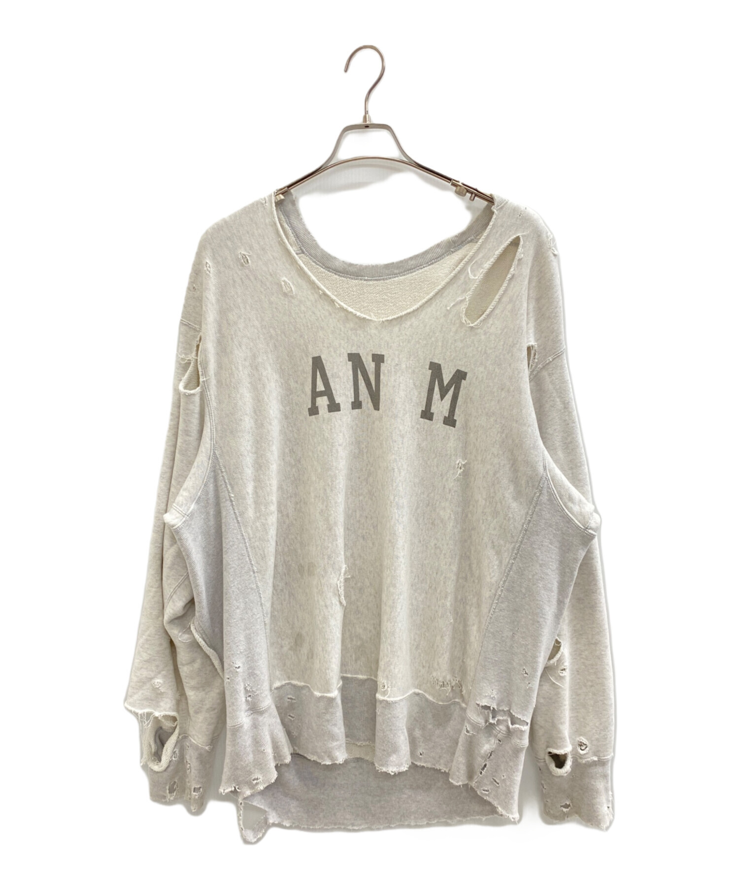 ANCELLM 23SS CREWNECK SWEAT SHIRT アンセルム 2023SS】 ANCELLM (アンセルム) 