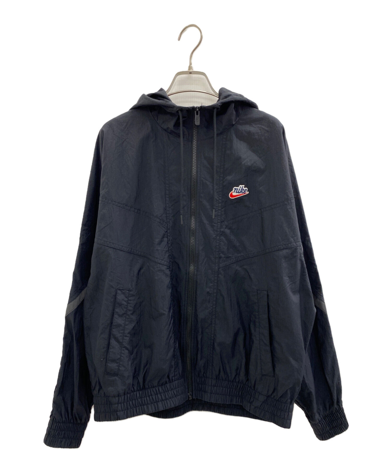 中古・古着通販】NIKE (ナイキ) ウィンドランナー+ ブラック サイズ:M 