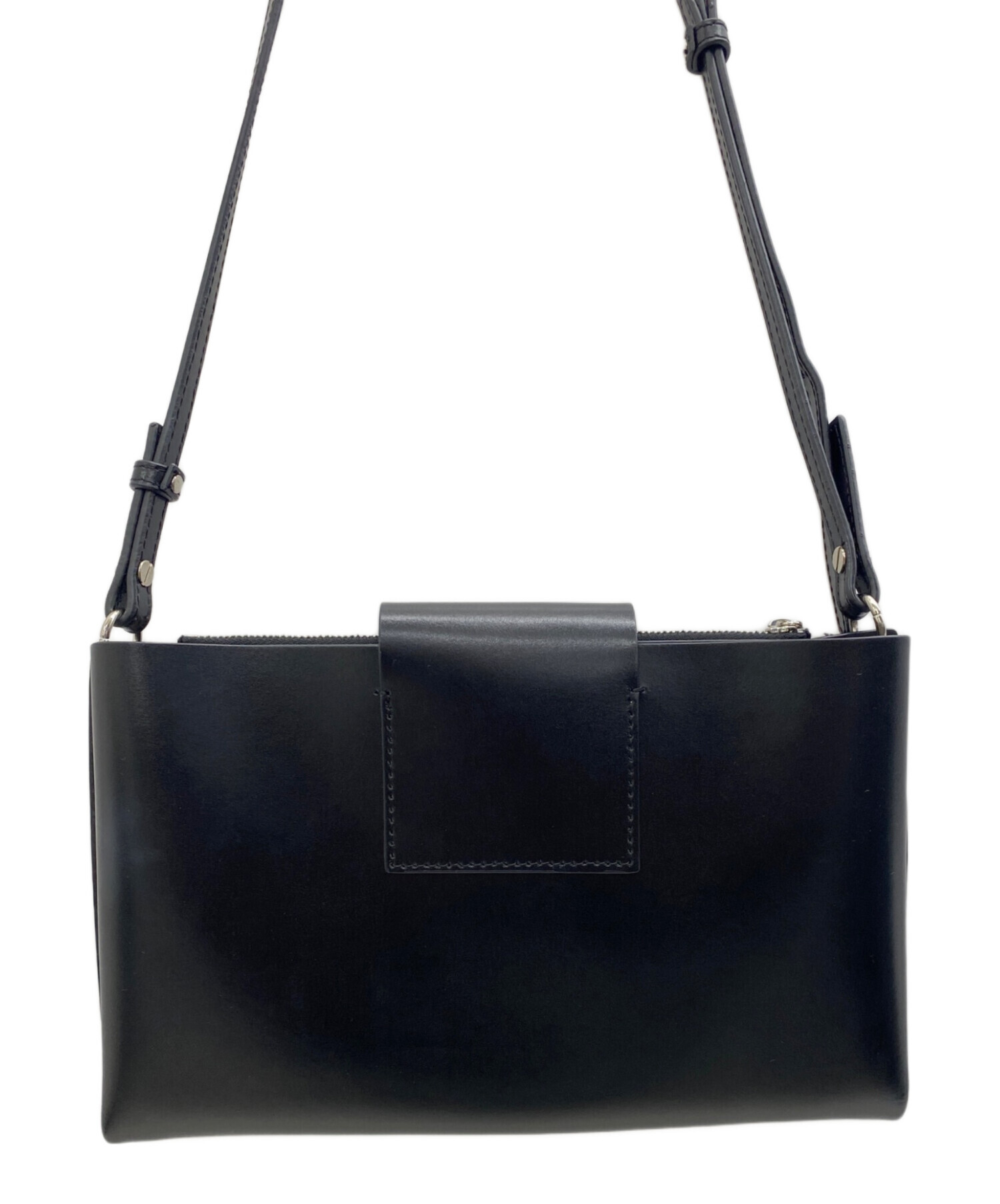 YAHKI ヤーキ ショルダーバッグ  黒 【古着】【中古】【送料無料】 中古・古着通販】YAHKI (ヤーキ) SHOULDER BAG BLACK ブラック