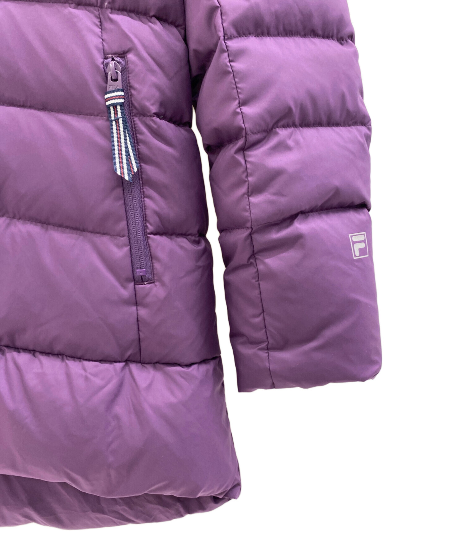 中古・古着通販】FILA (フィラ) ダウンジャケット パープル サイズ:LL