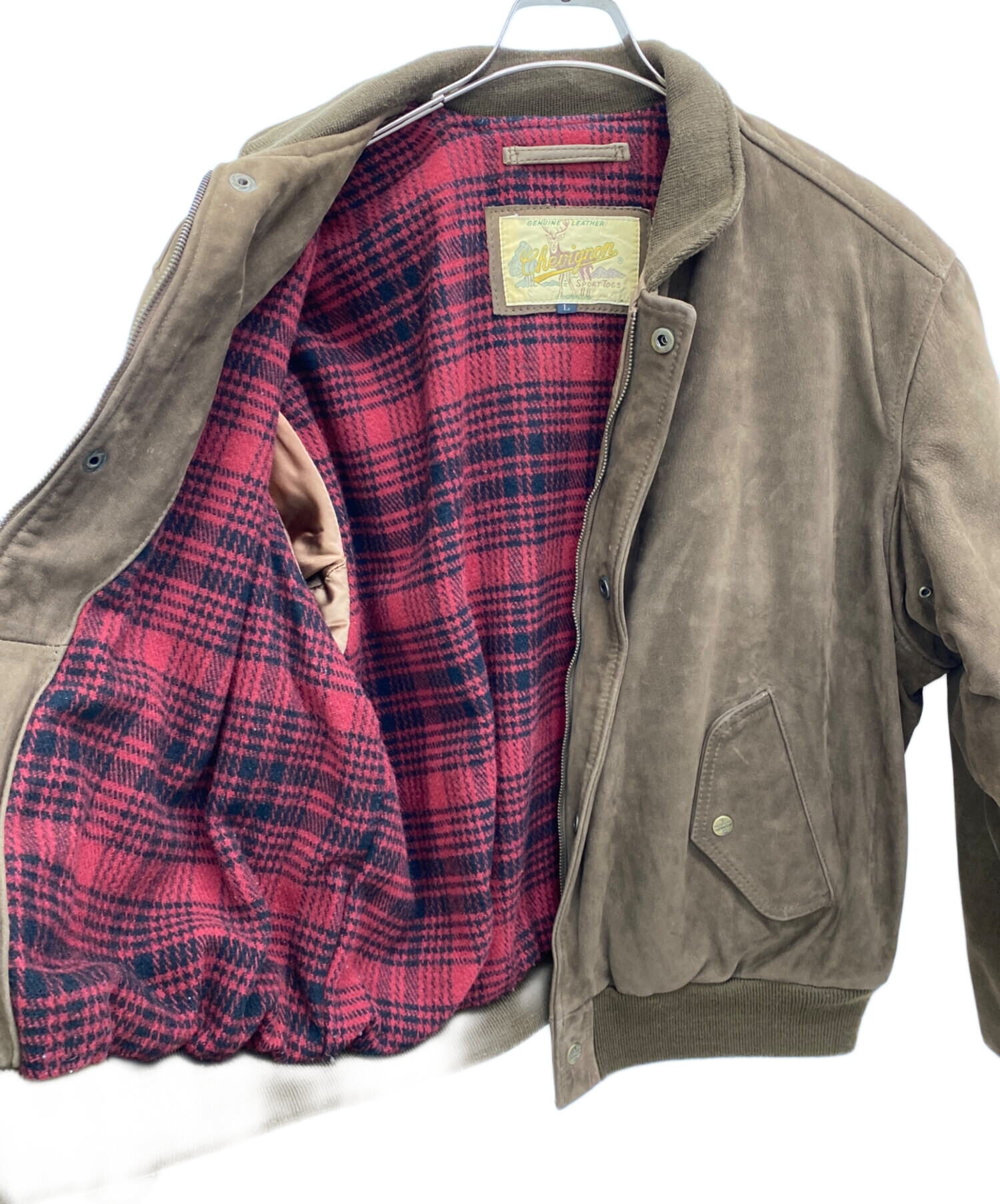 中古・古着通販】CHEVIGNON (シェビニオン) GENUINE LEATHER ブラウン