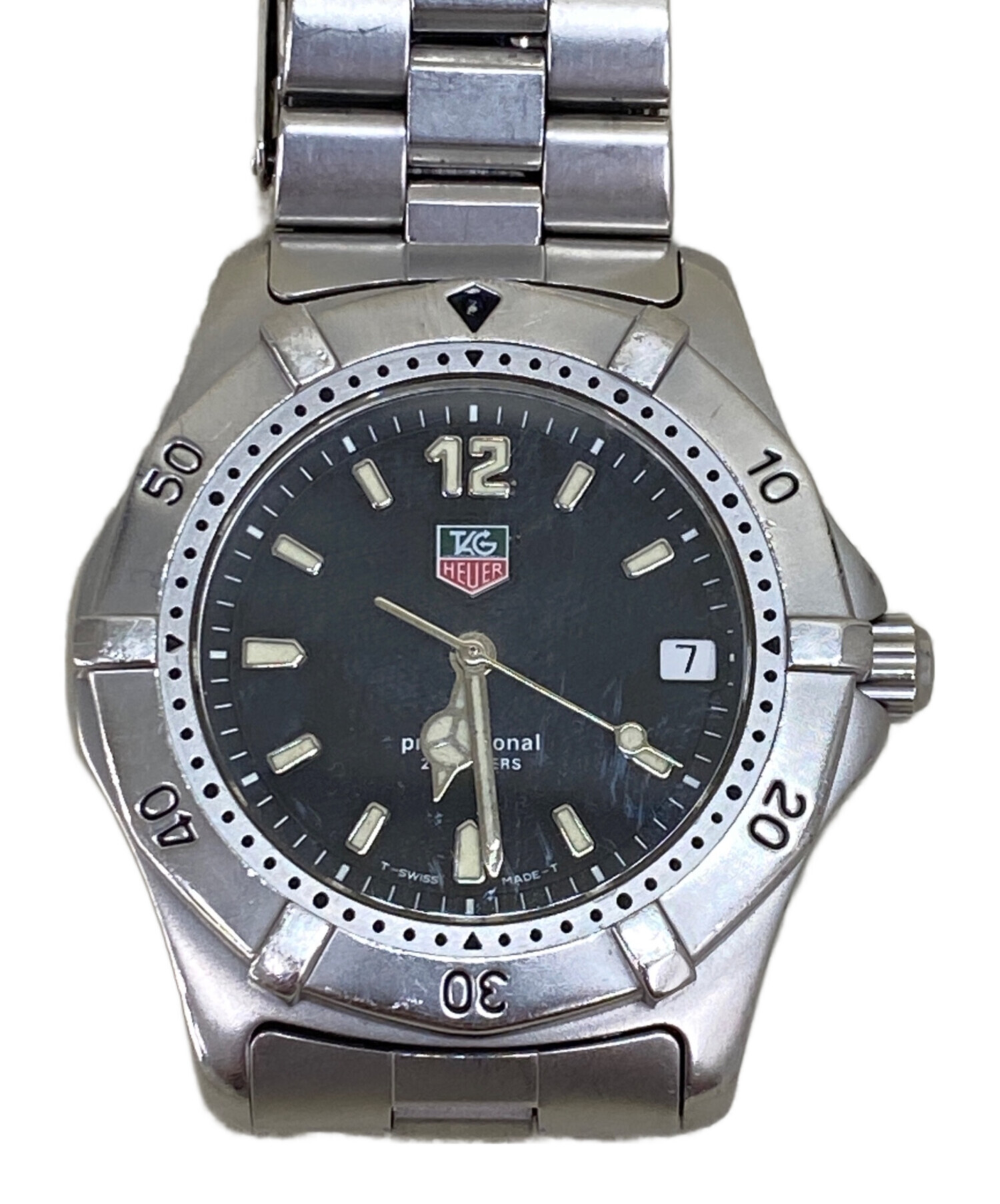 中古・古着通販】TAG HEUER (タグ・ホイヤー) 腕時計 ブラック