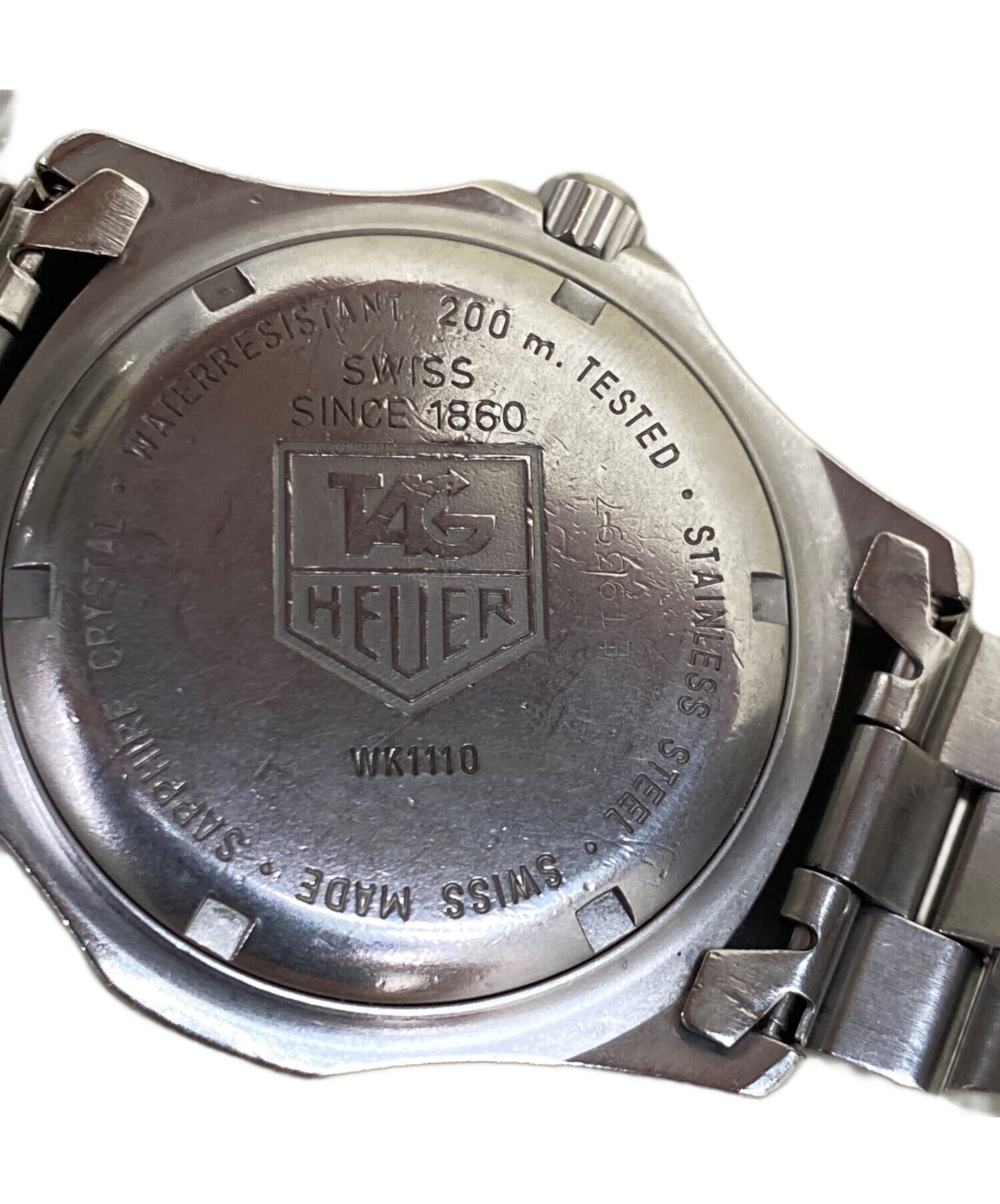 中古・古着通販】TAG HEUER (タグ・ホイヤー) 腕時計 ブラック