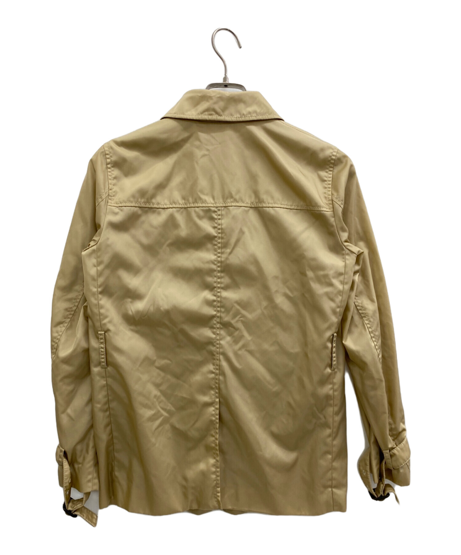 中古・古着通販】PRADA (プラダ) ナイロンジャケット ベージュ サイズ