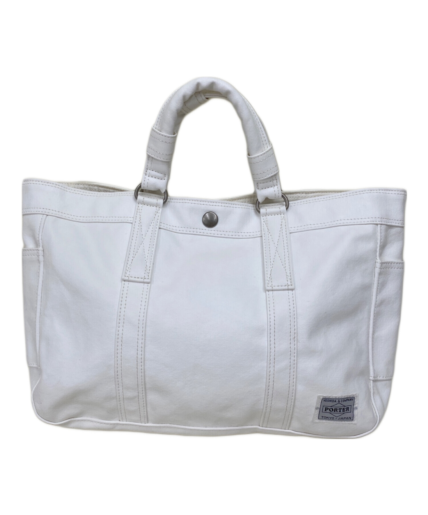 中古・古着通販】PORTER (ポーター) TOTE BAG ホワイト｜ブランド 