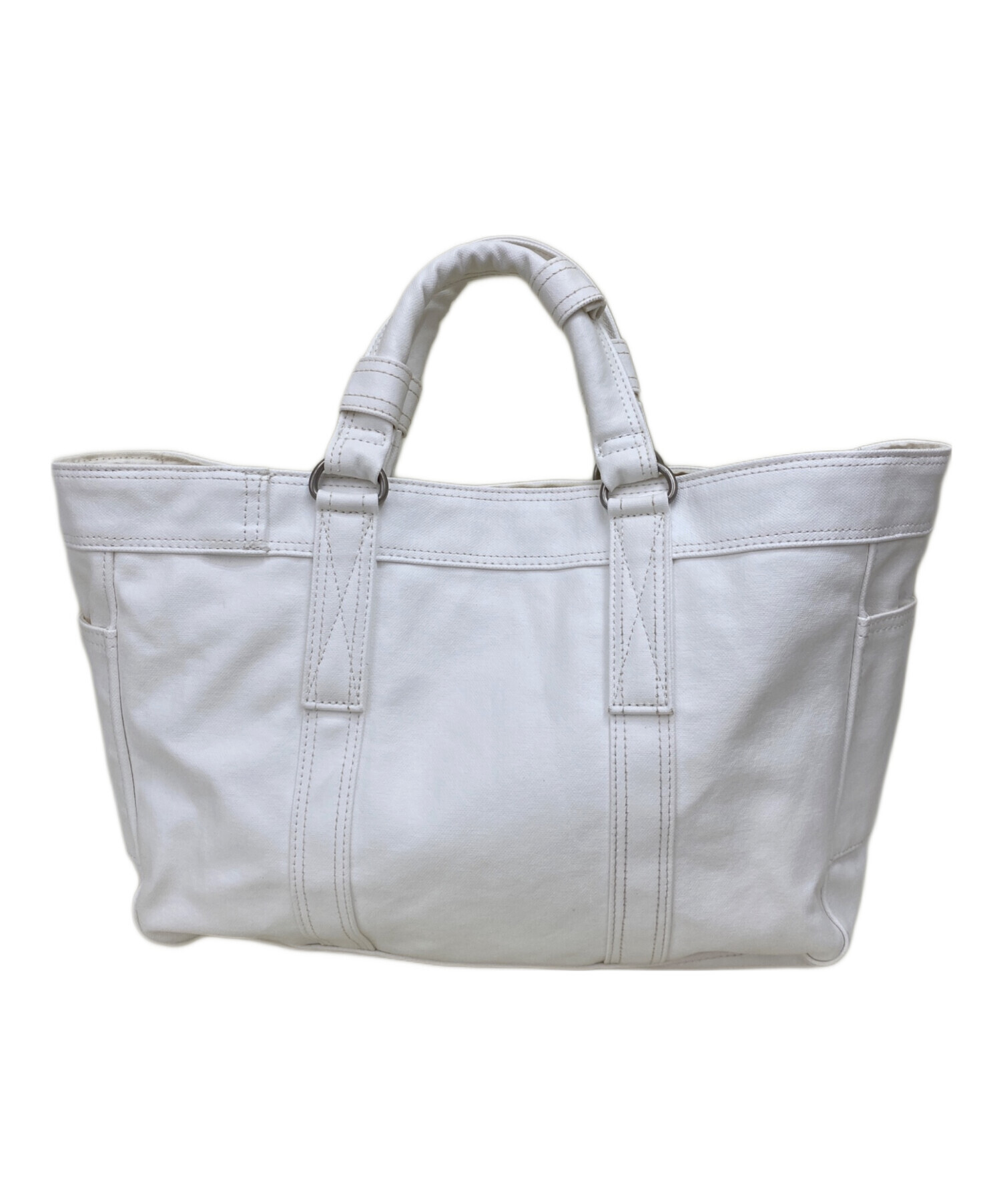 中古・古着通販】PORTER (ポーター) TOTE BAG ホワイト｜ブランド 
