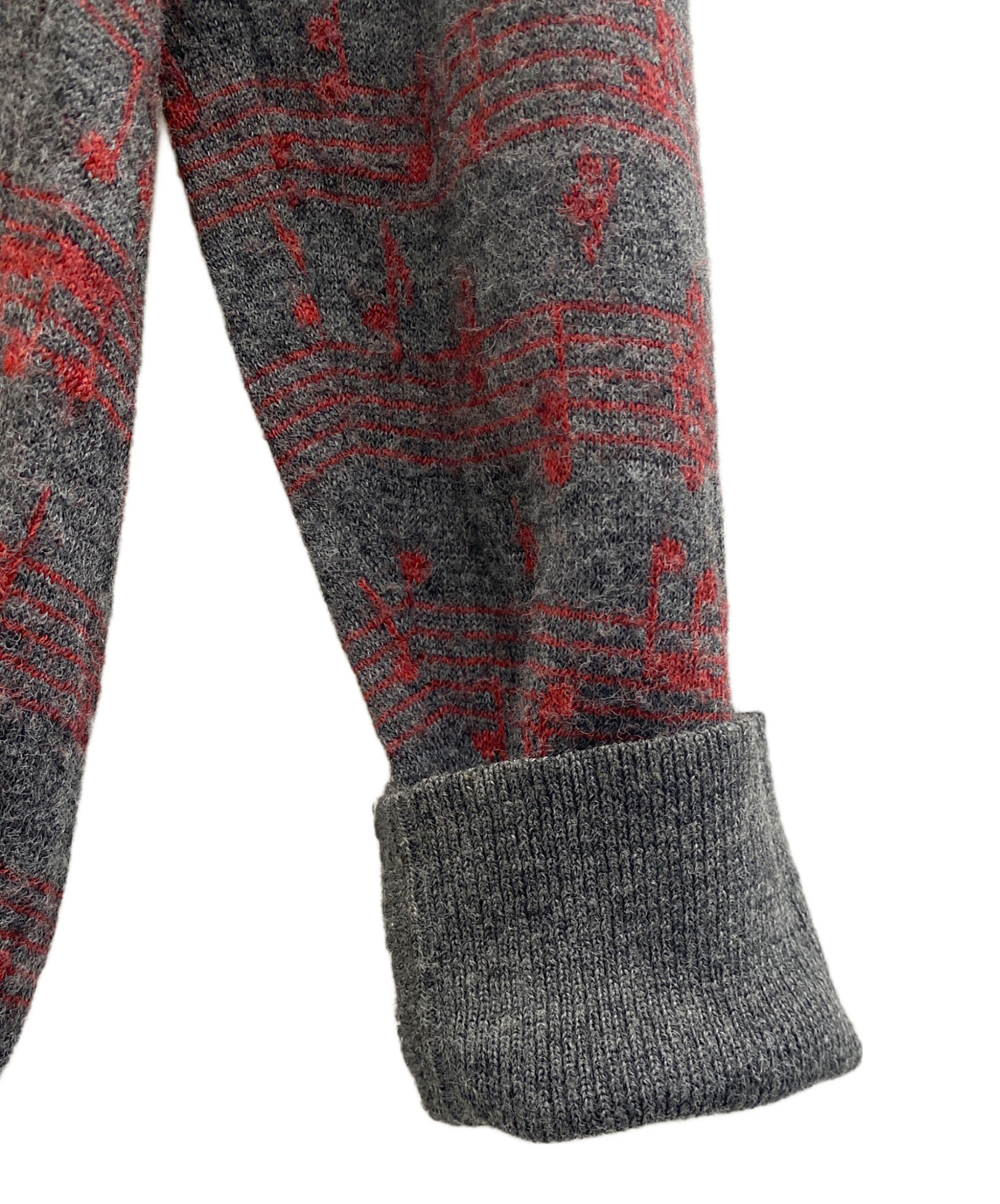 HYSTERIC GLAMOUR グレー カーディガン M HYSTERIC GLAMOUR（ヒステリックグラマー） カーディガン SPEAK NO