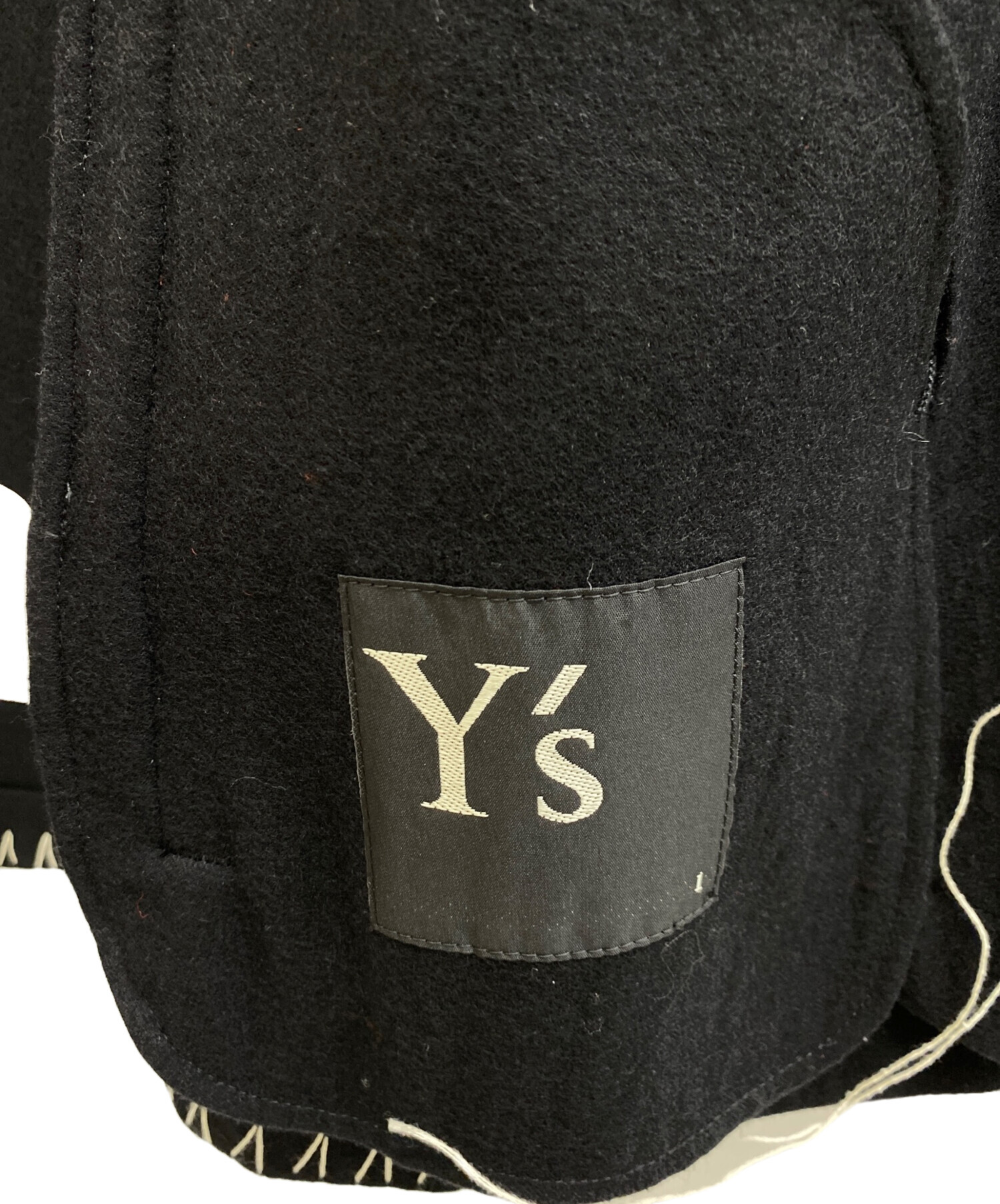 中古・古着通販】Y's (ワイズ) W/ FLANNEL HAND STITCHED LEFT FACING