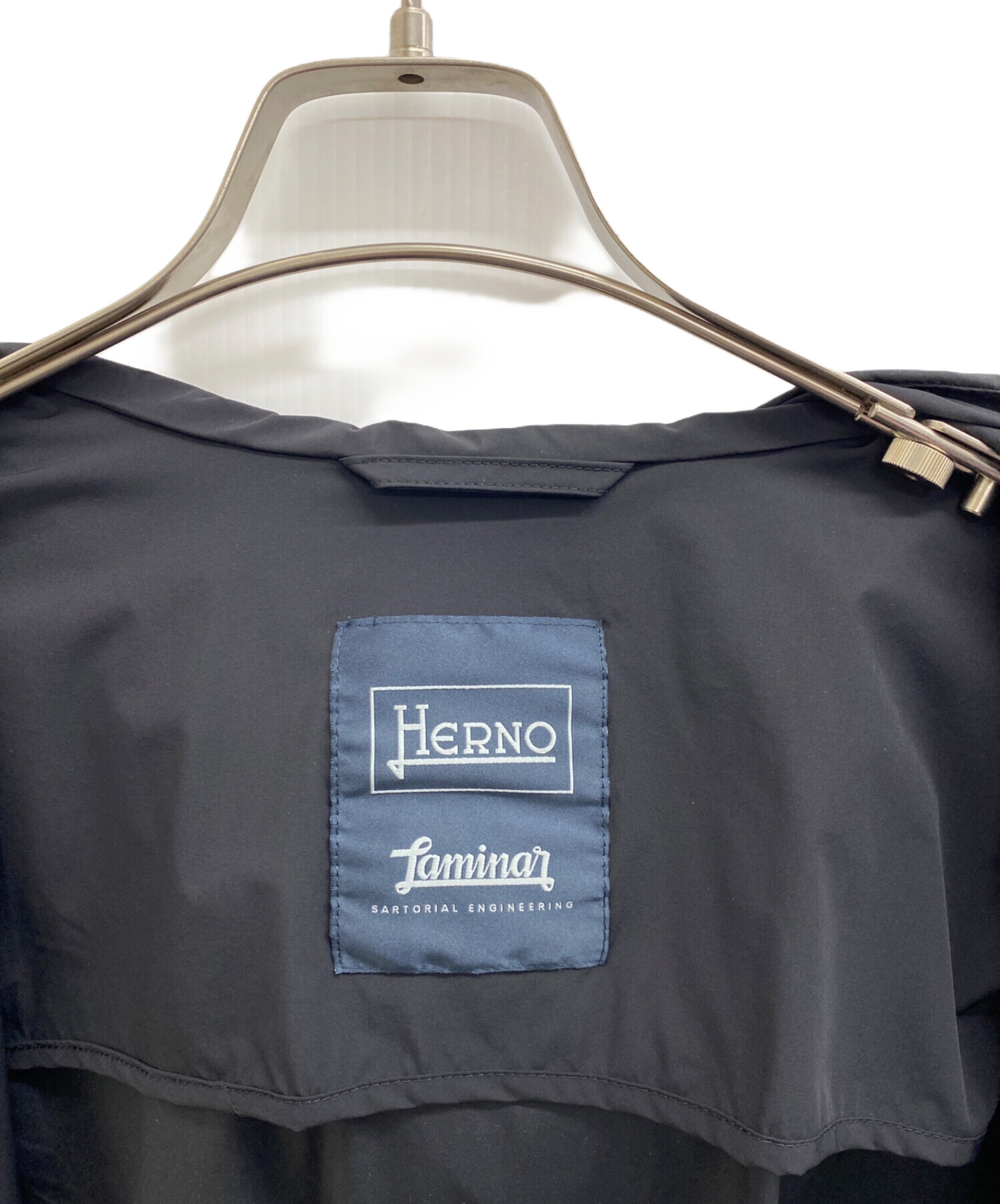 中古・古着通販】HERNO (ヘルノ) マウンテンパーカー ブラック サイズ 