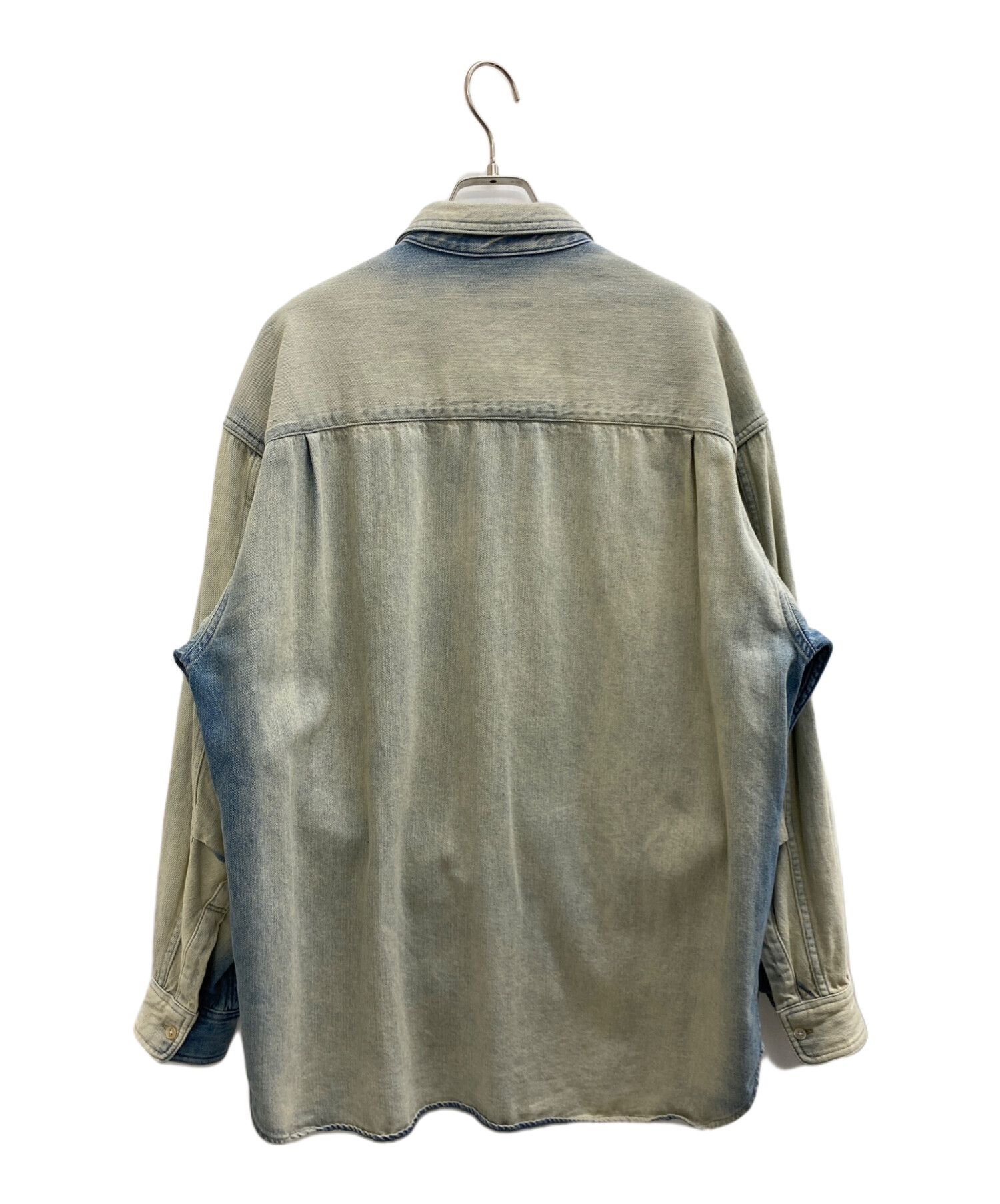 中古・古着通販】UNFOLLOW (アンフォロー) 長袖シャツ ブルー サイズ:3