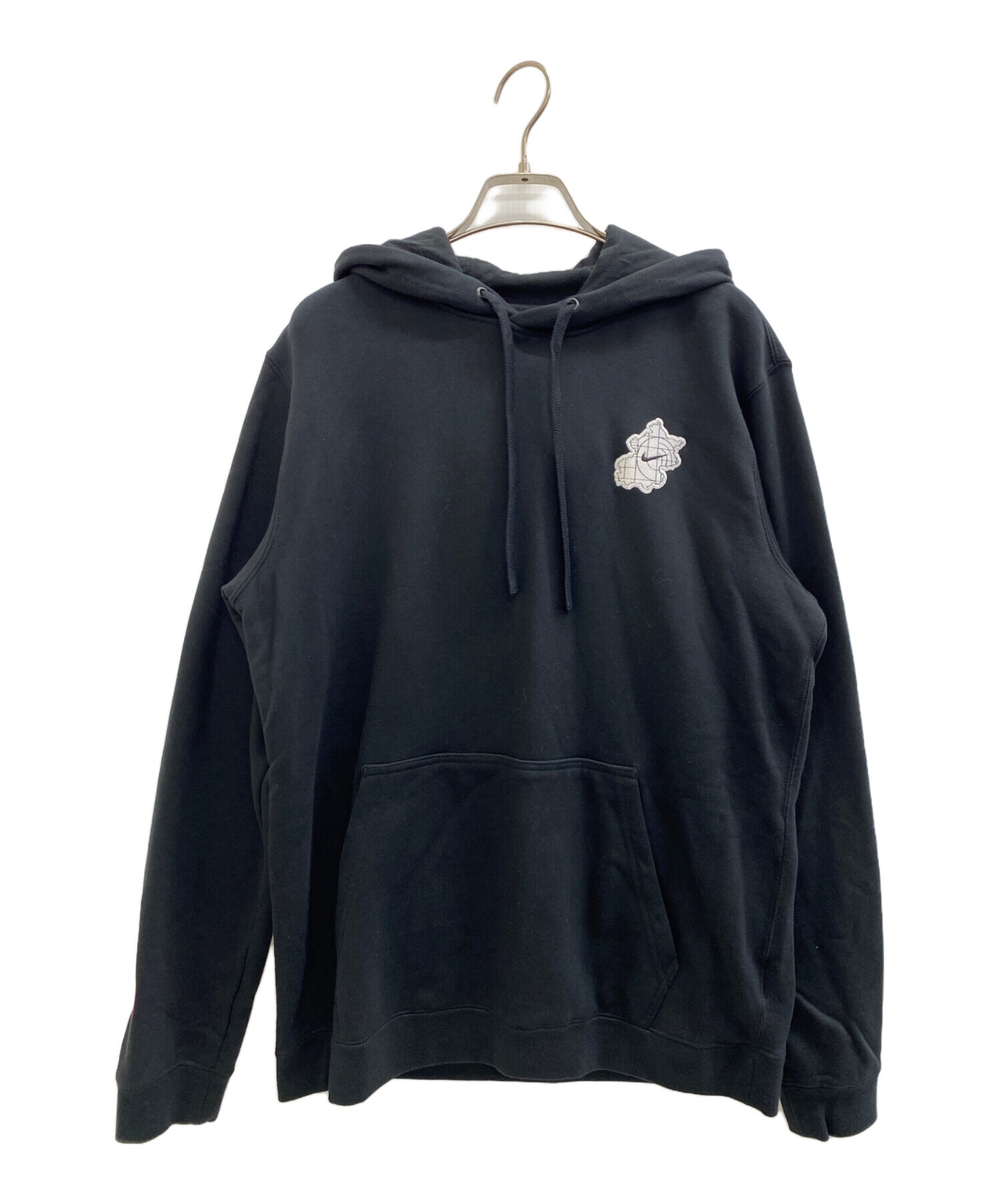 中古・古着通販】NIKE (ナイキ) プルオーバーパーカー ブラック サイズ 